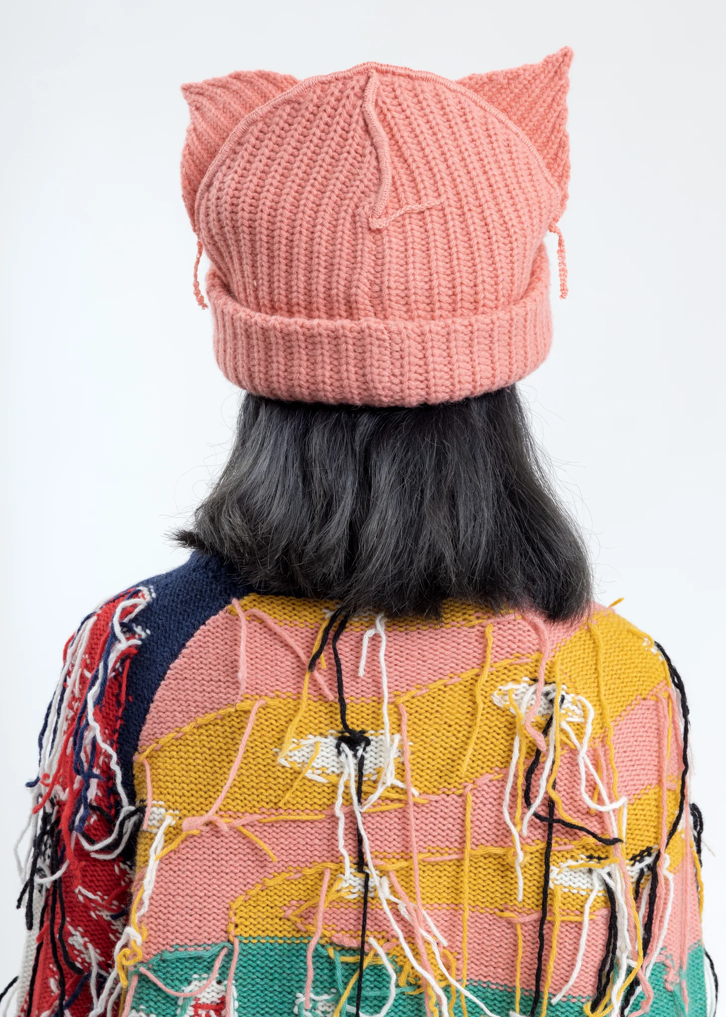 Pink Chunky Ears Beanie - (PRE-ORDER) - Image 3