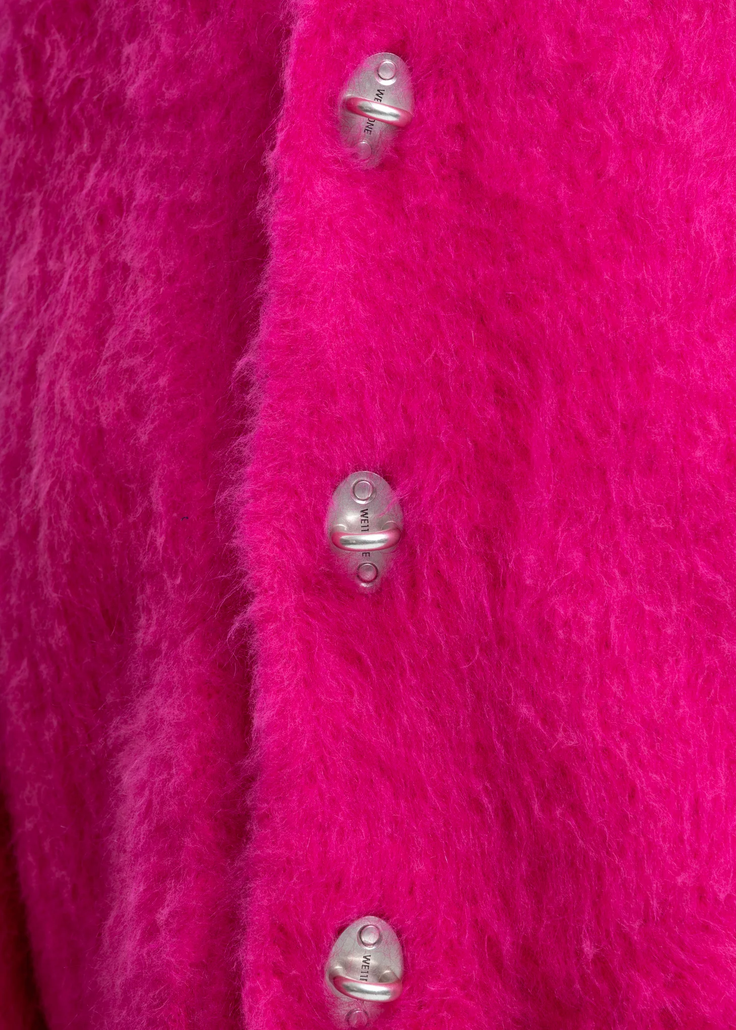 Pink Metal Detail Cardigan - Image 2