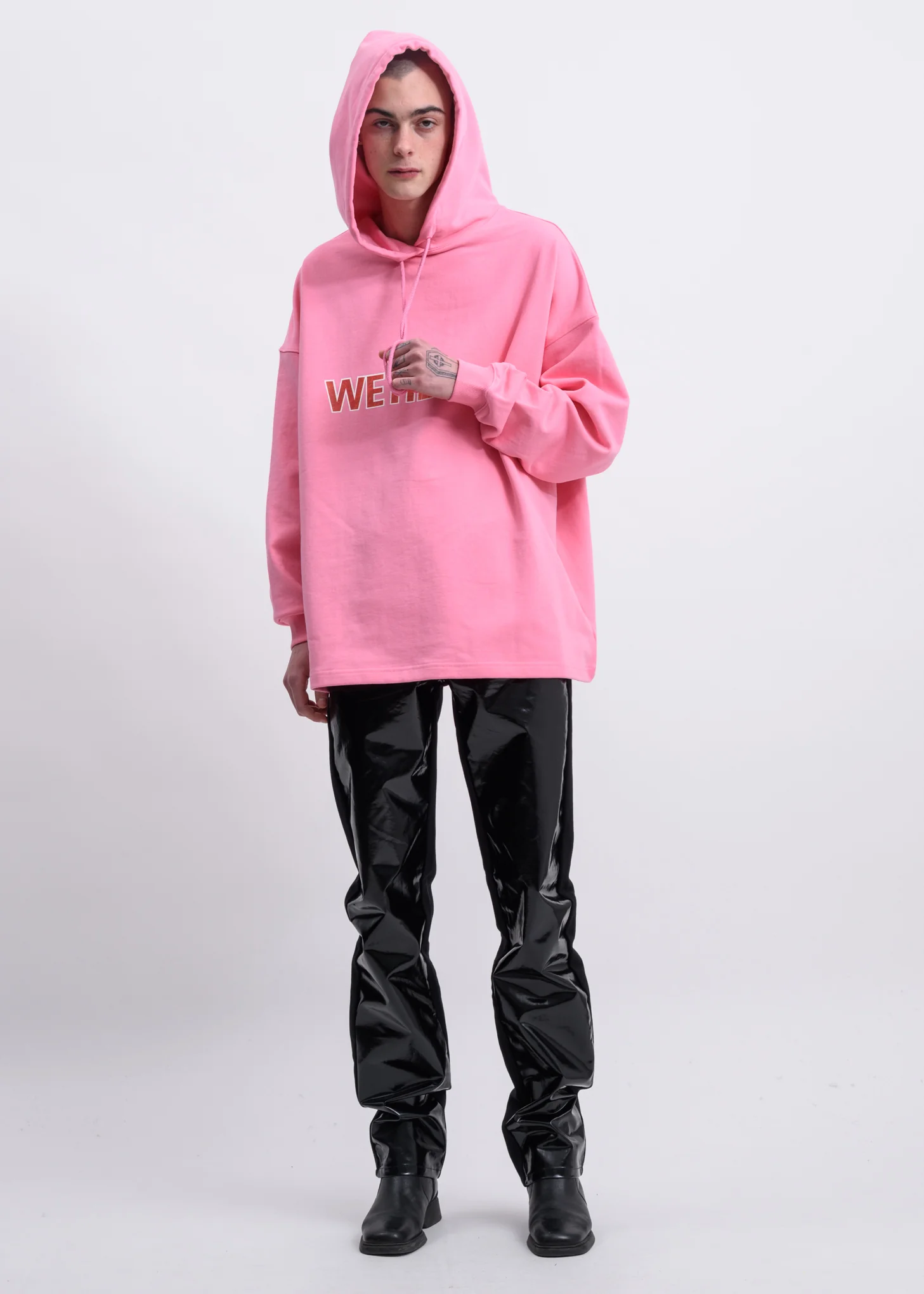 Pink New Logo Hoodie - Image 4