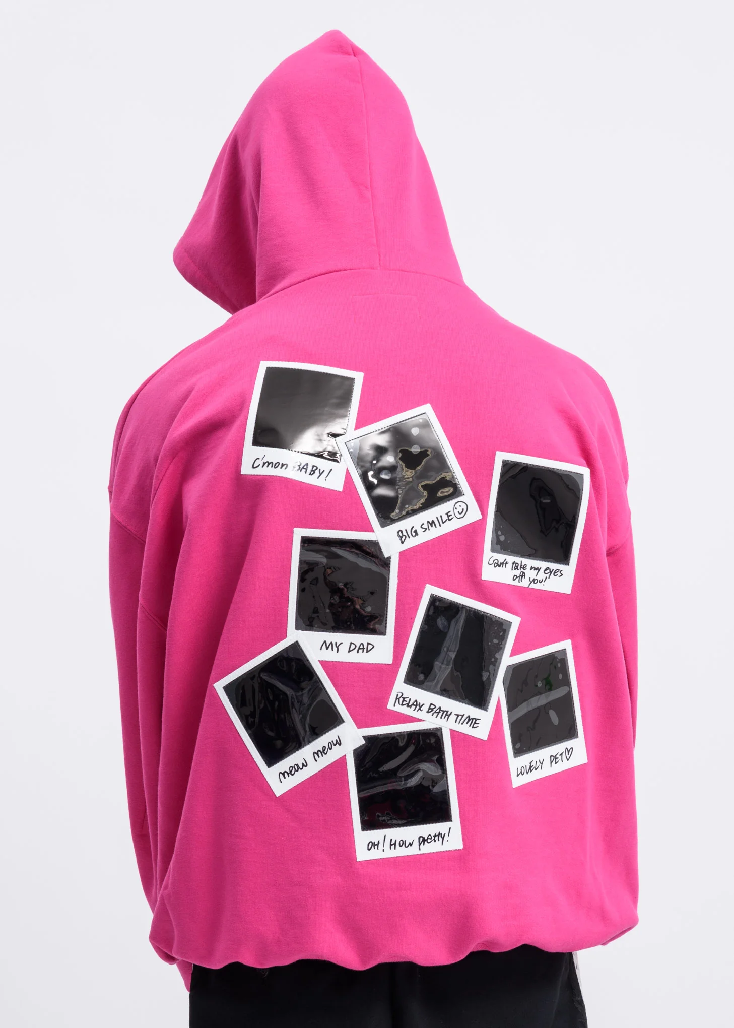 Pink Polaroid Film Hoodie