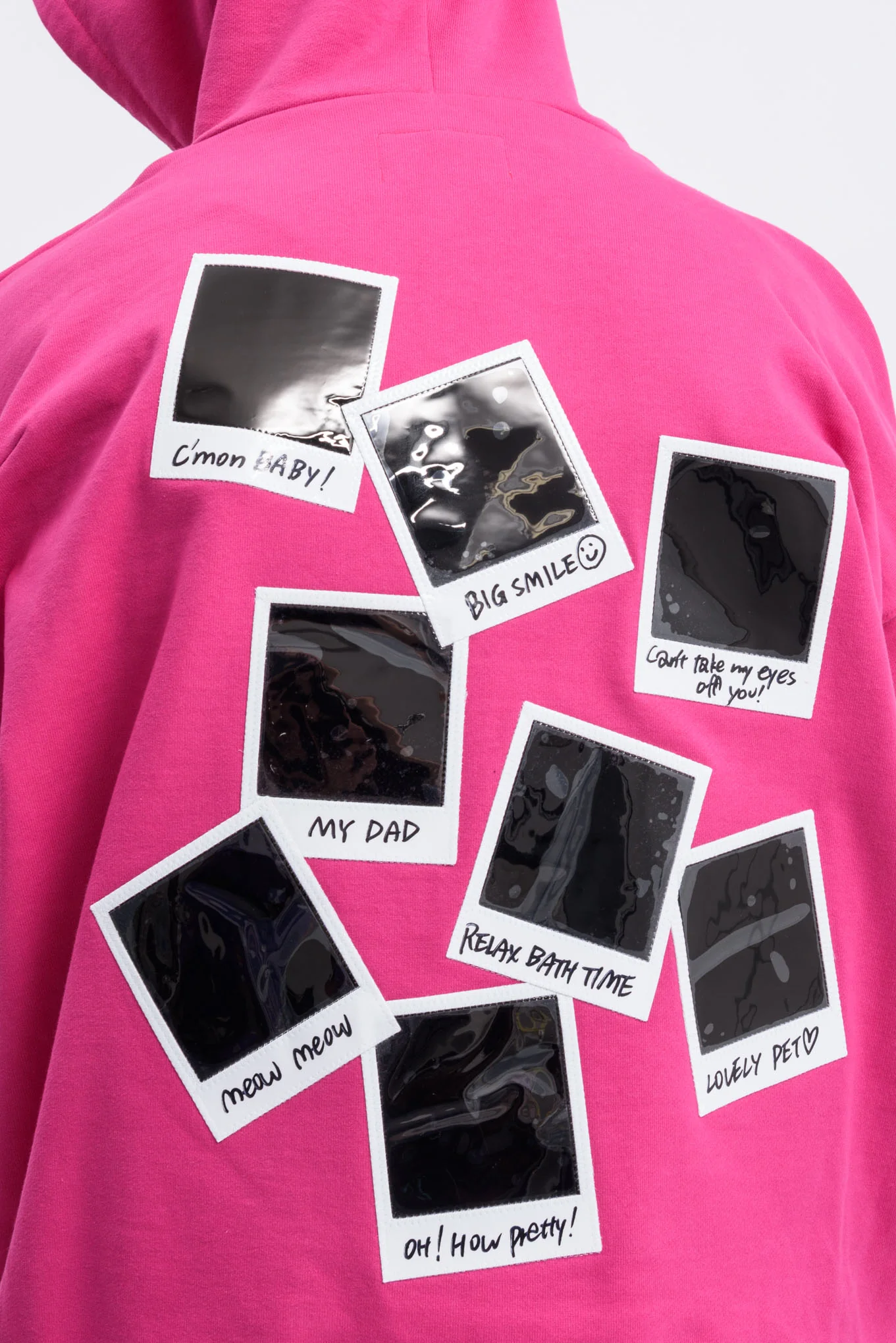 Pink Polaroid Film Hoodie - Image 5