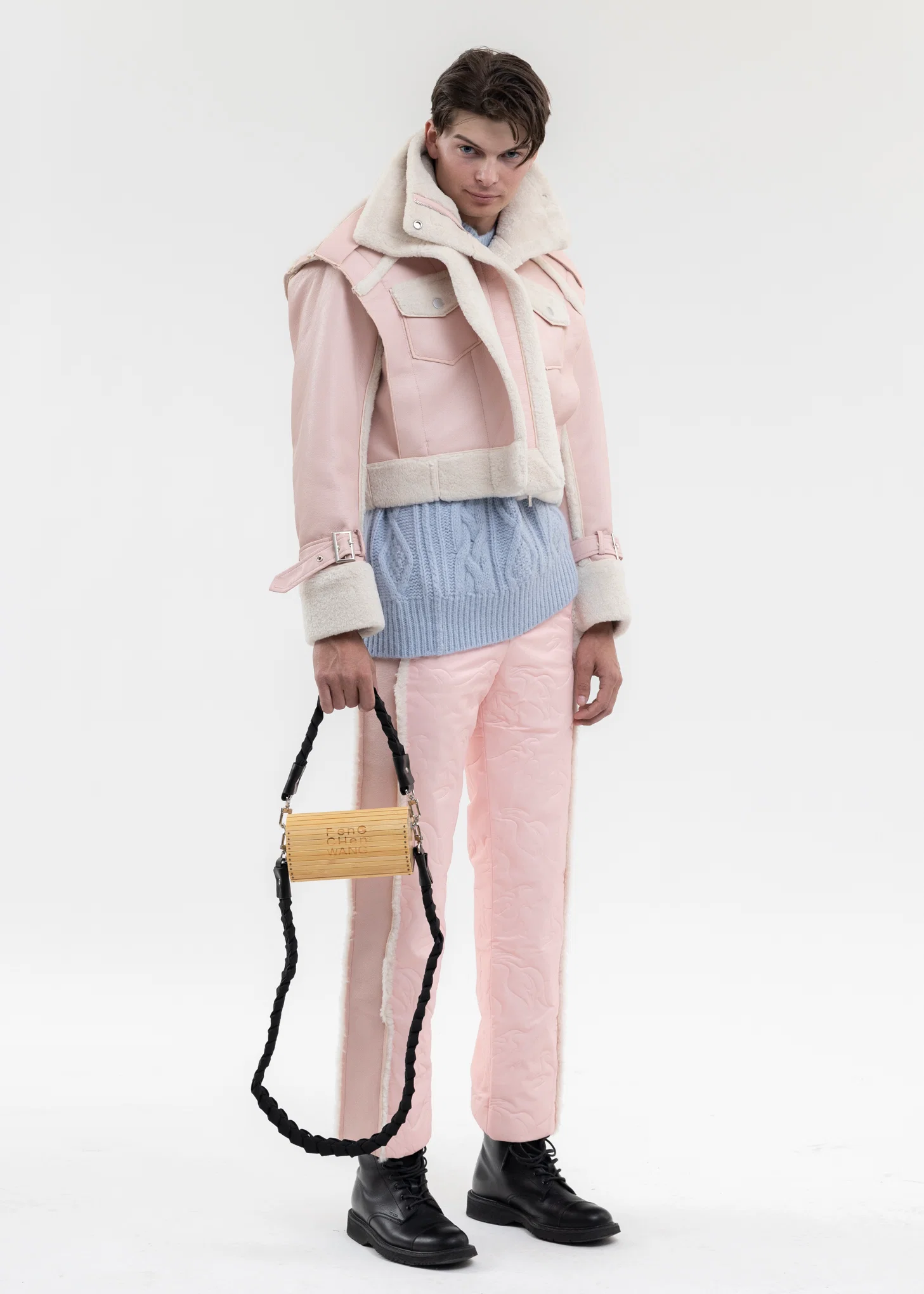 PINK QUILTED PHOENIX TROUSERS - Image 5