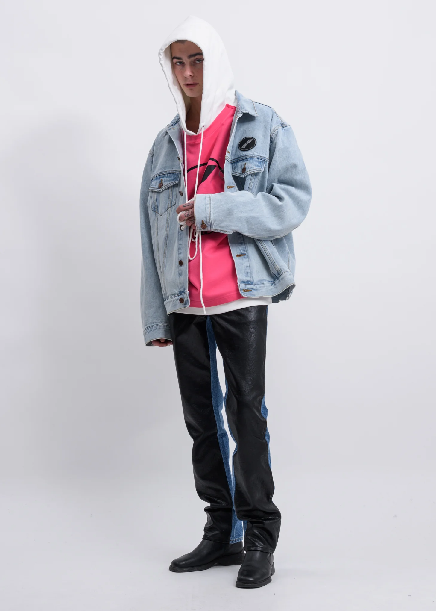 Pink Remake Logo Hoodie - Image 5