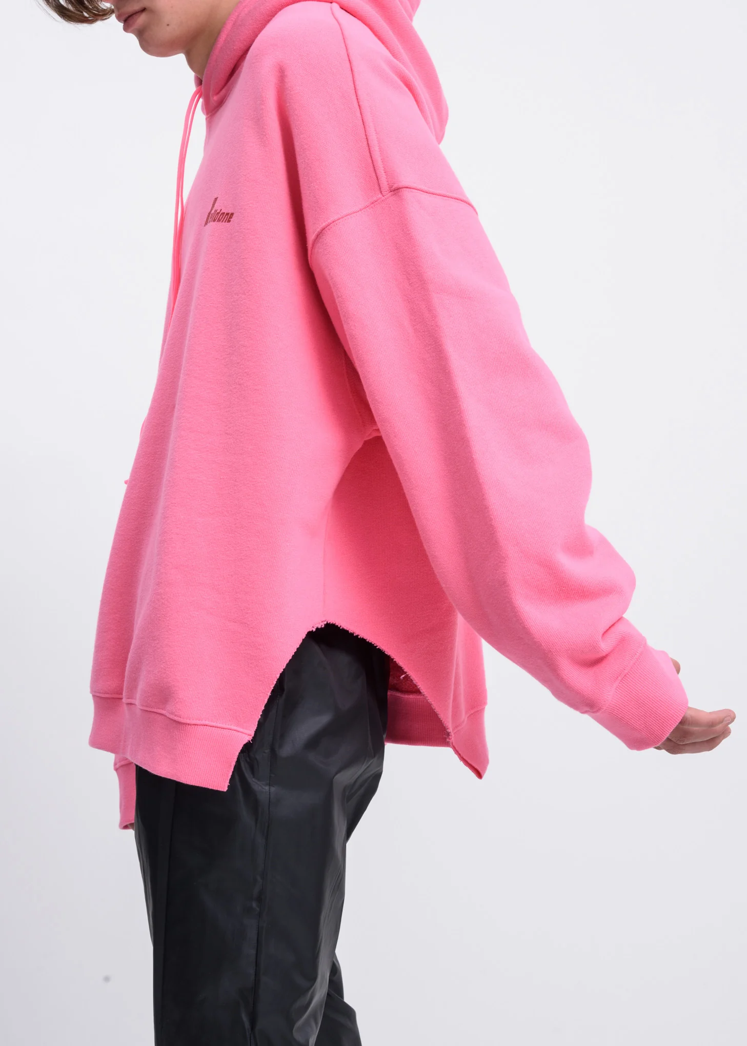 Pink Round Cut Out Hoodie - Image 2