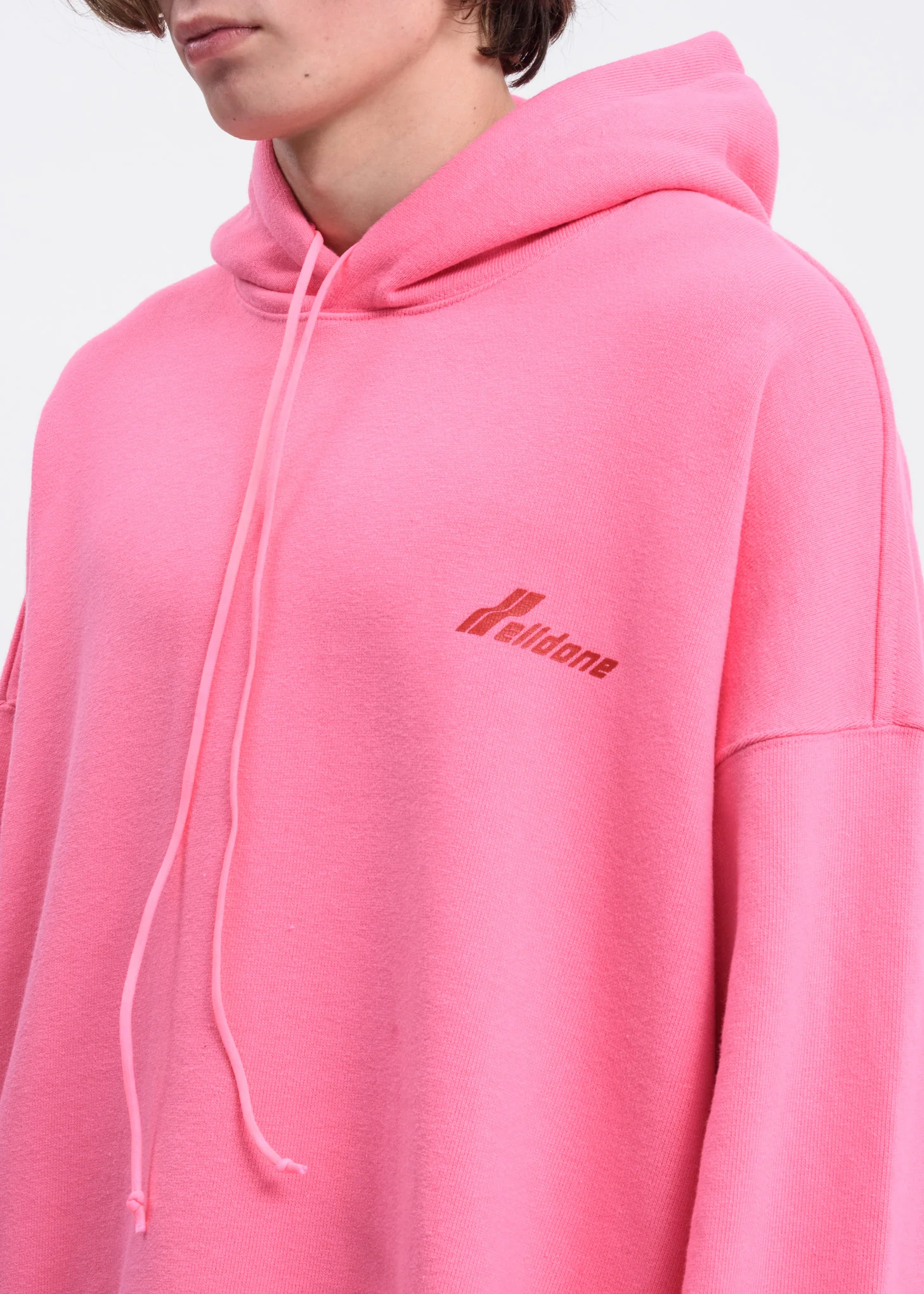 Pink Round Cut Out Hoodie - Image 3