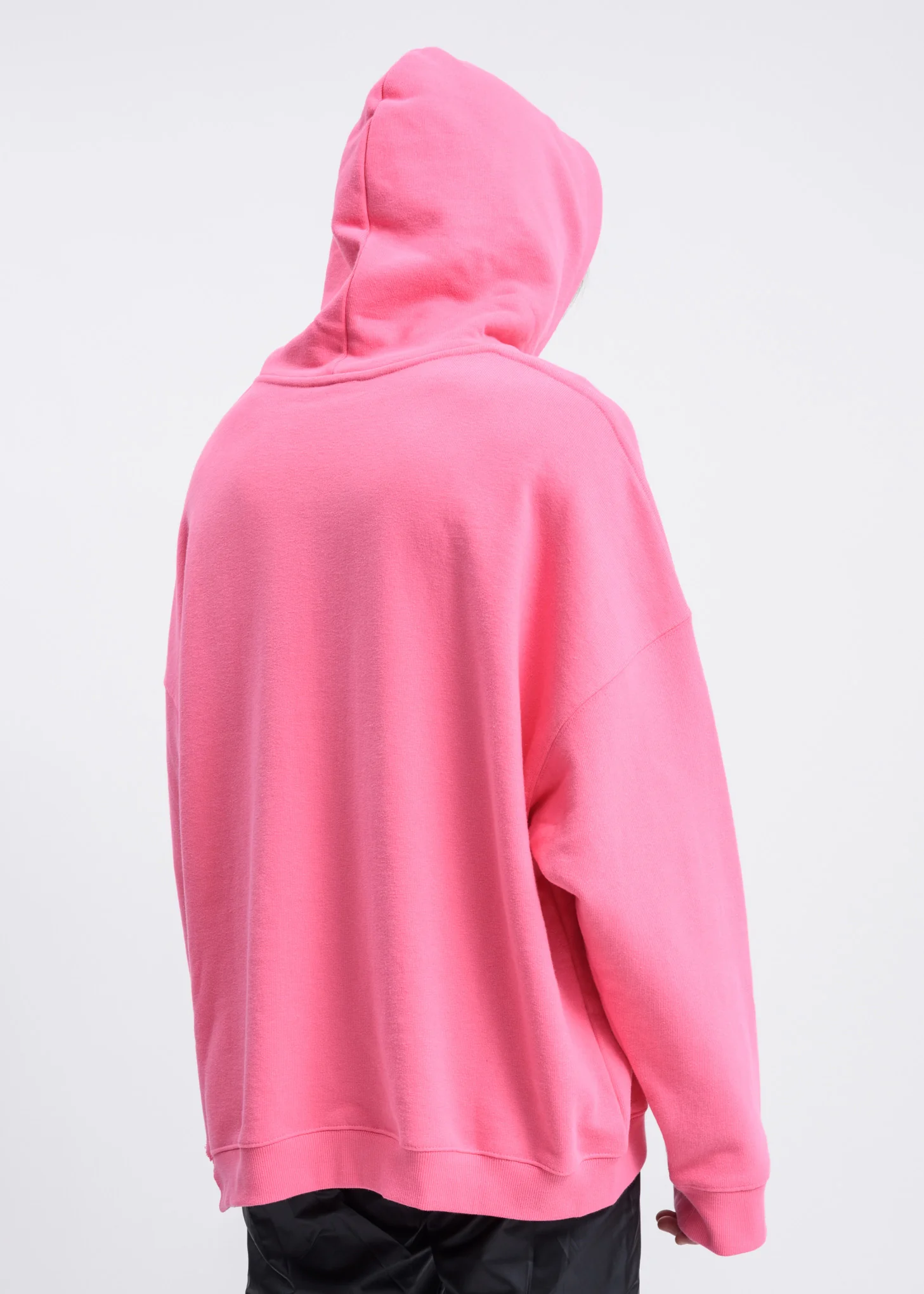 Pink Round Cut Out Hoodie - Image 4