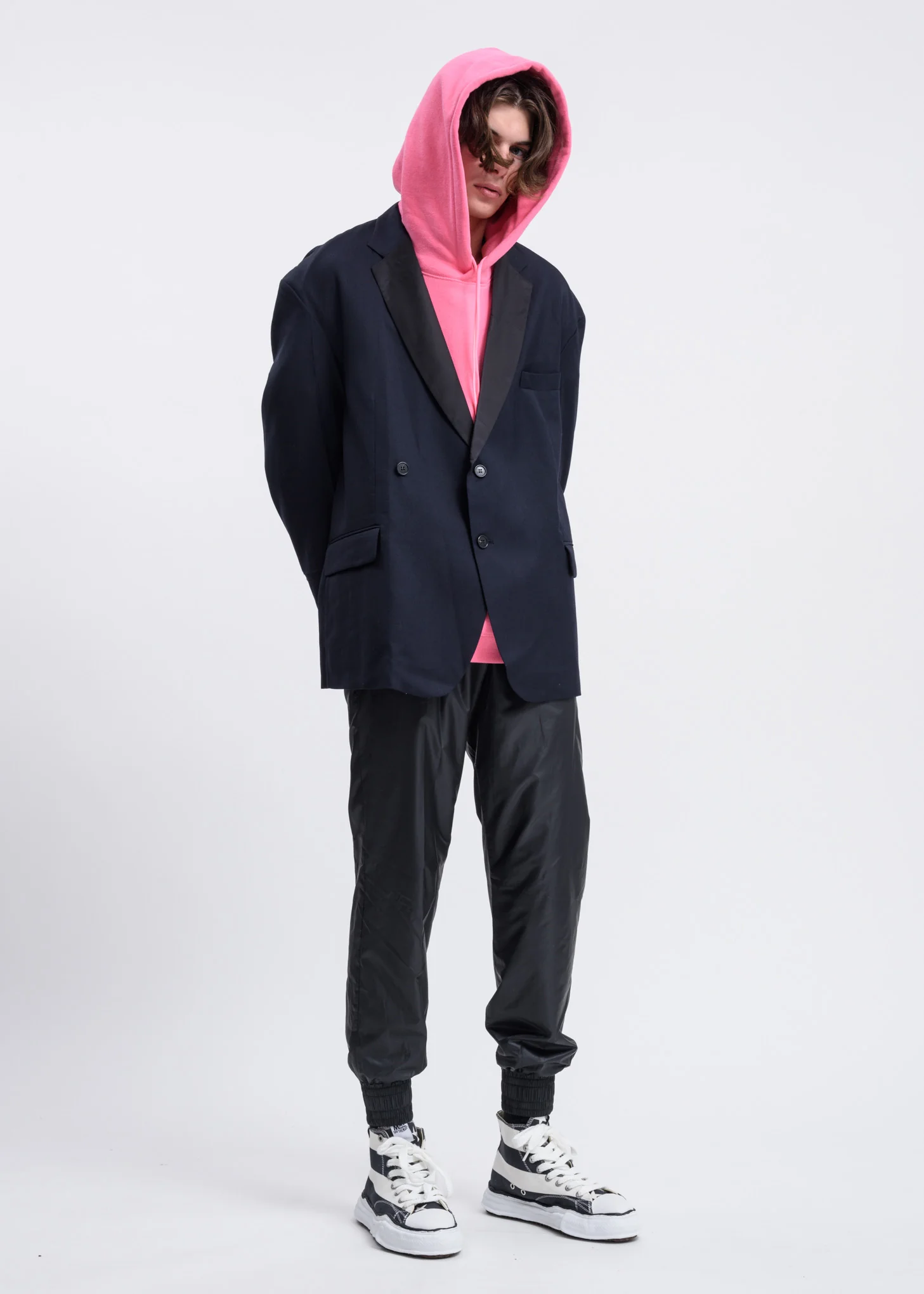 Pink Round Cut Out Hoodie - Image 5