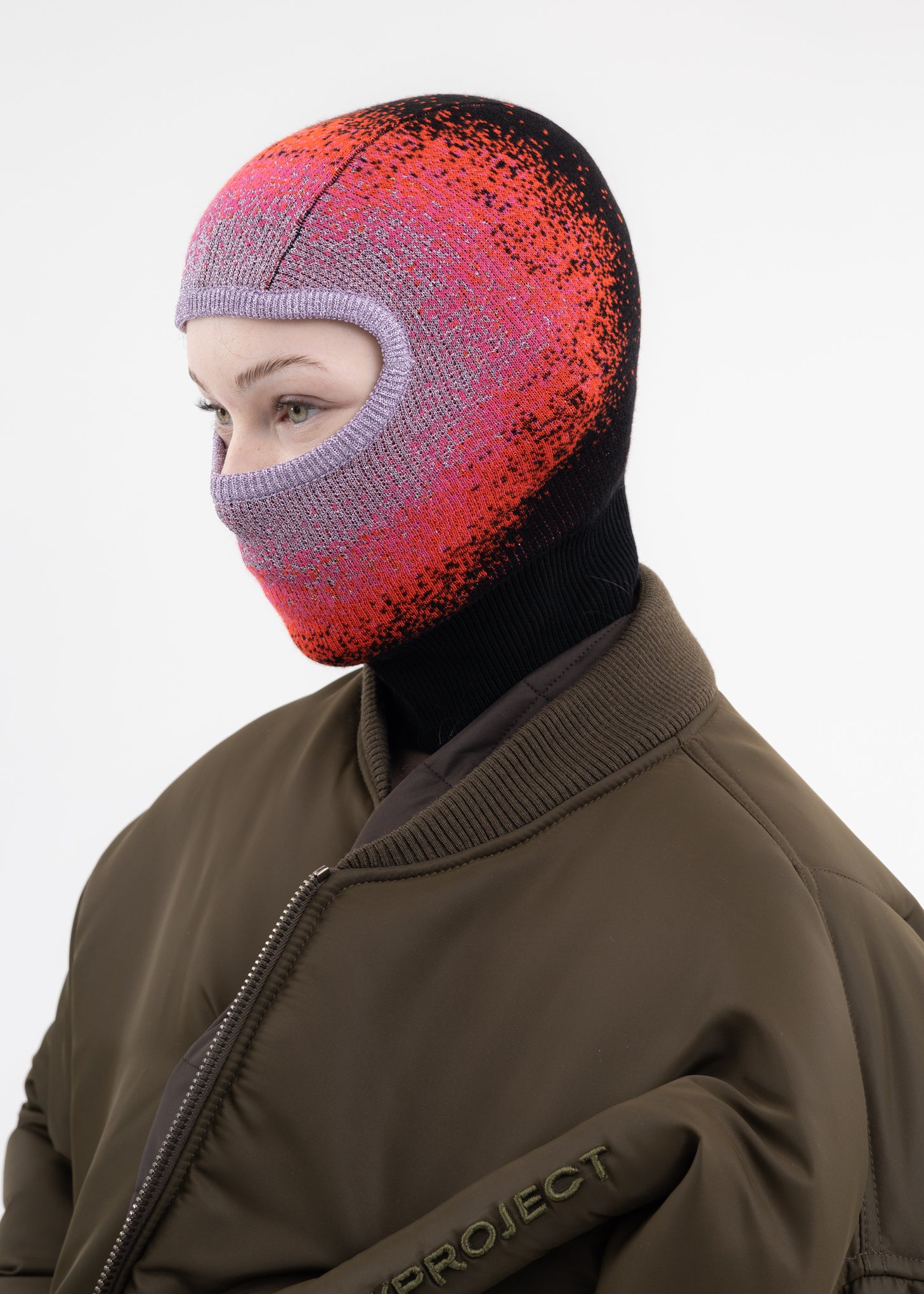 PINK / SILVER / BLACK GRADIENT BALAKLAVA