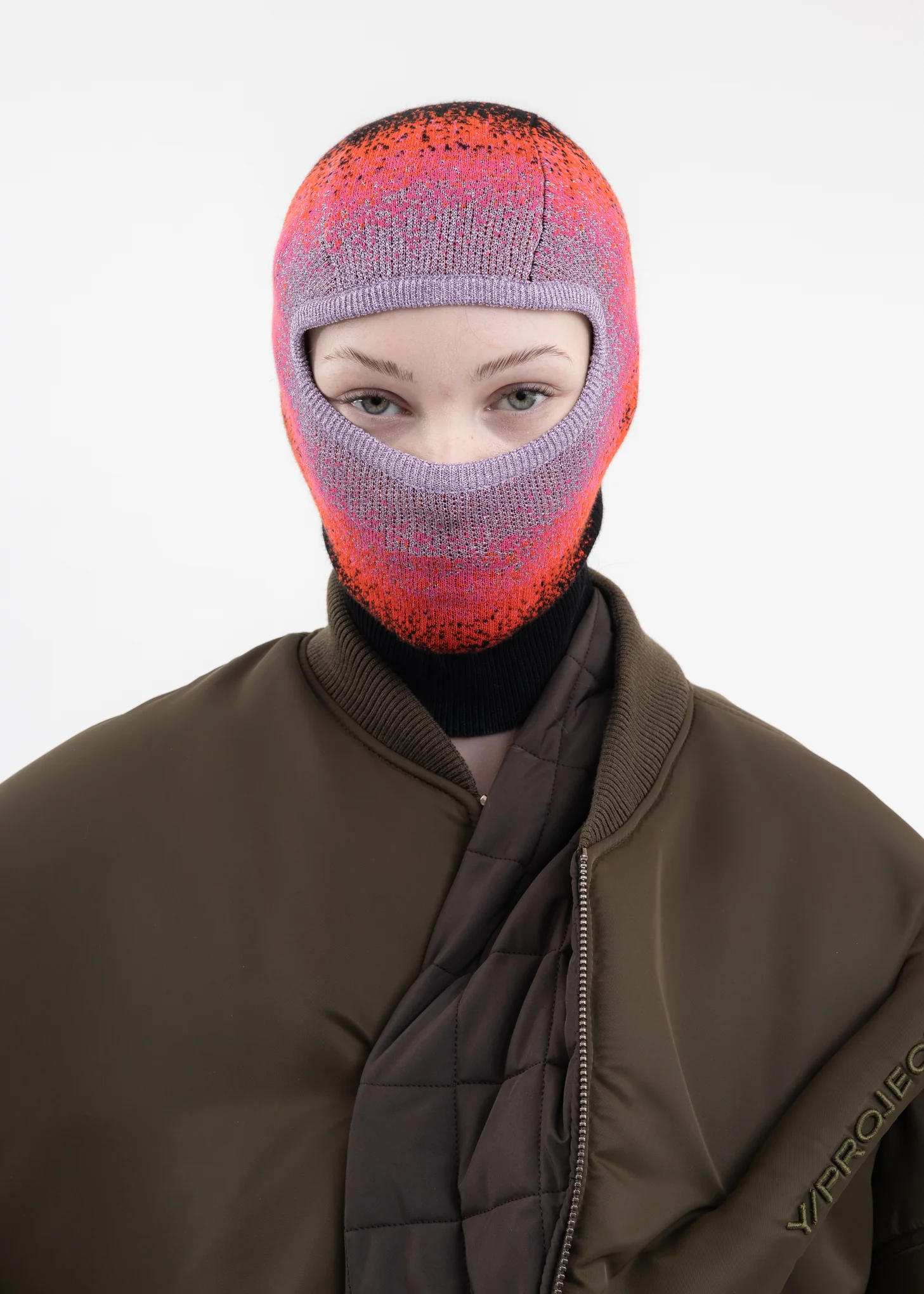PINK / SILVER / BLACK GRADIENT BALAKLAVA - Image 3