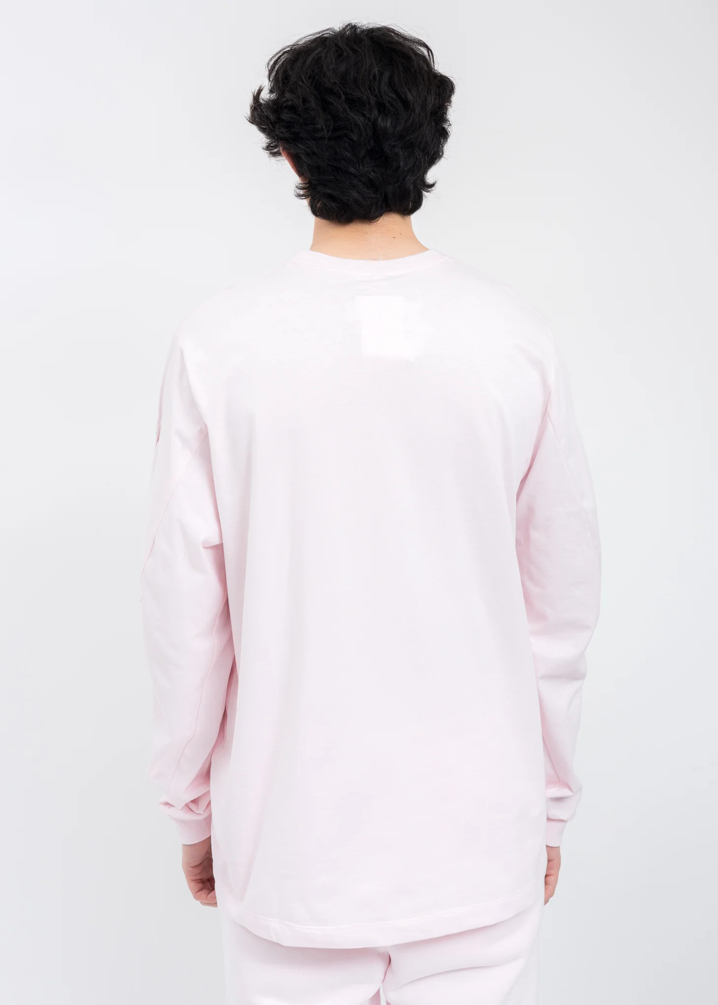 Pink SKULL SHIRRING EMBROIDERY LONG SLEEVE  T-Shirt - Image 4