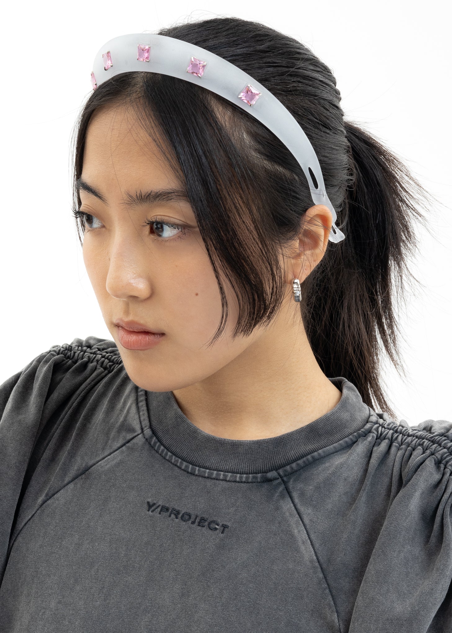 Pink Square Diamonds Headband