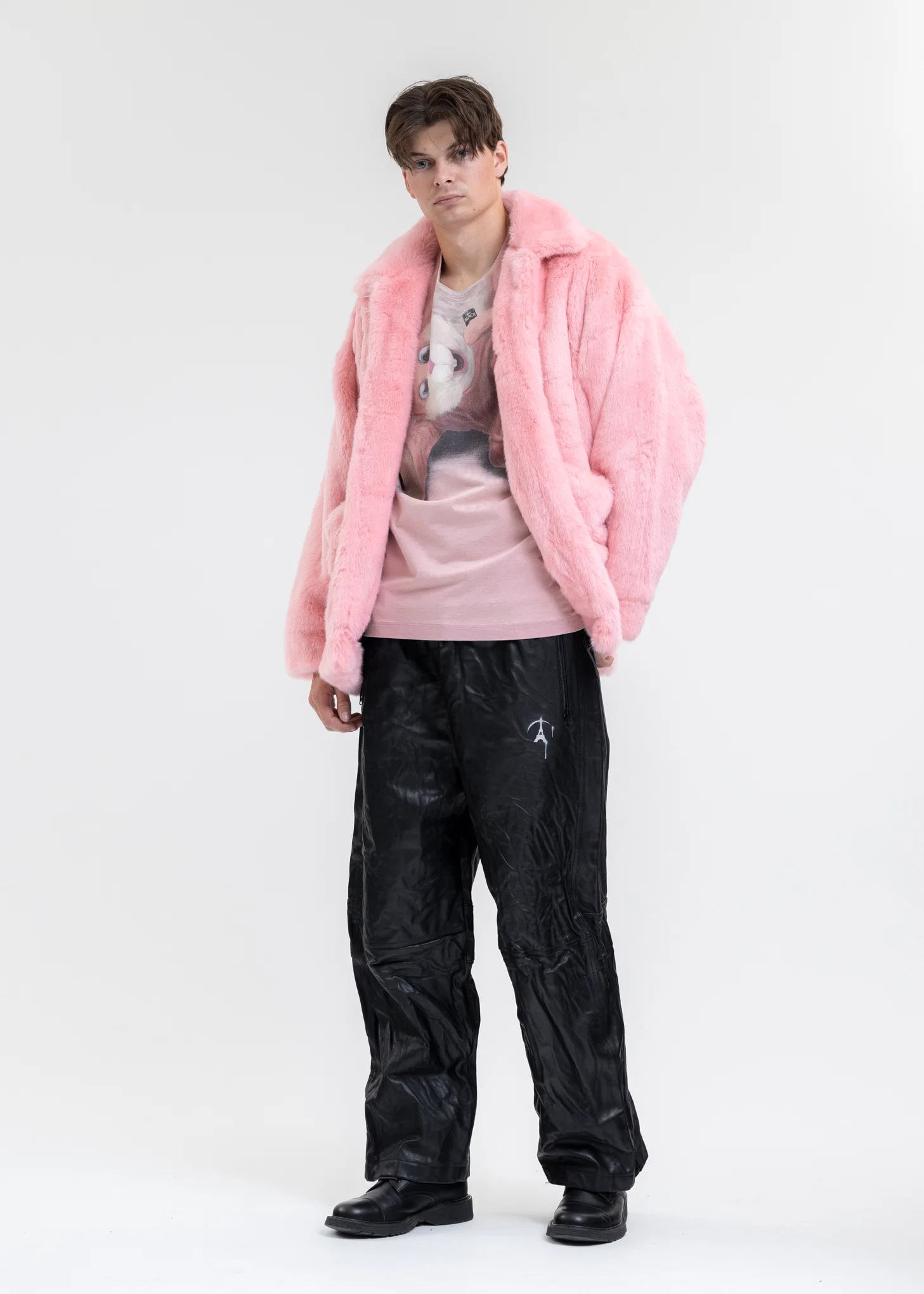 PINK STUFFED RABBIT DURING BREAK T-SHIRT - Image 6