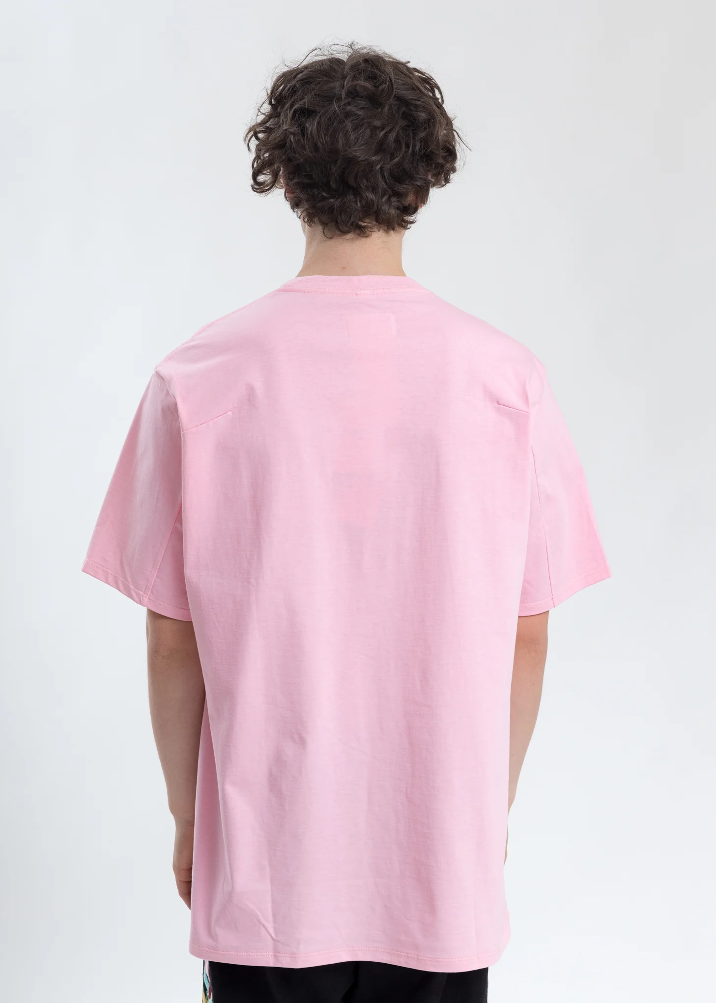 Pink Thank You Fringe Embroidery T-Shirt - Image 4
