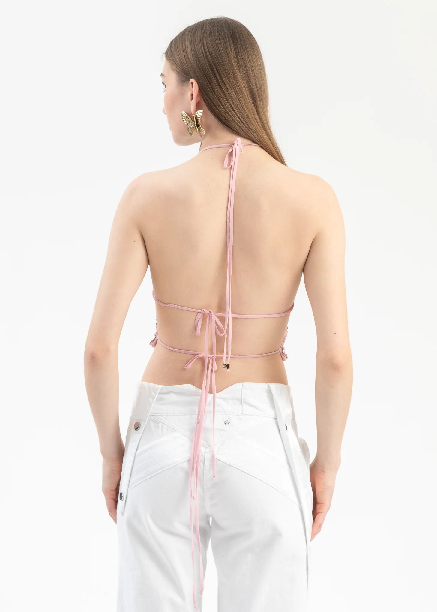 PINK TOP EMBROID BUTTERFLY - Image 4