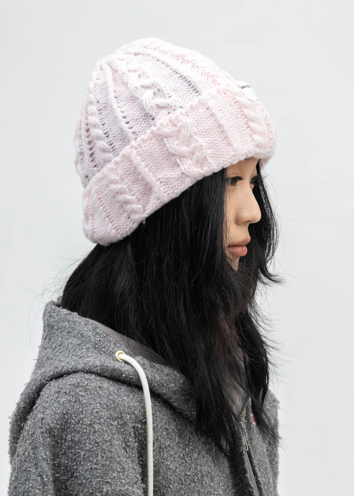 Pink Tyvek Logo Beanie - Image 3