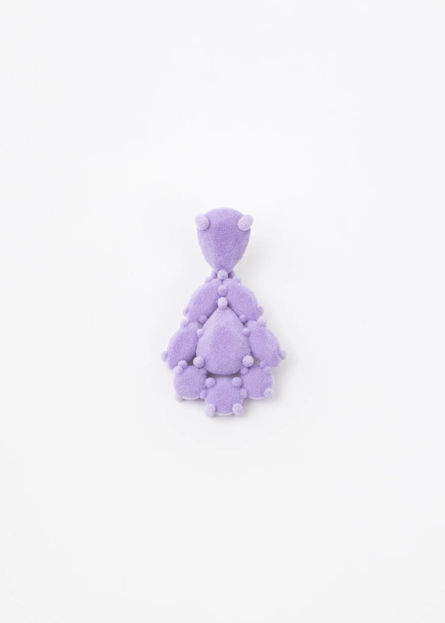 Pink Velvet Jewelry Like Earring