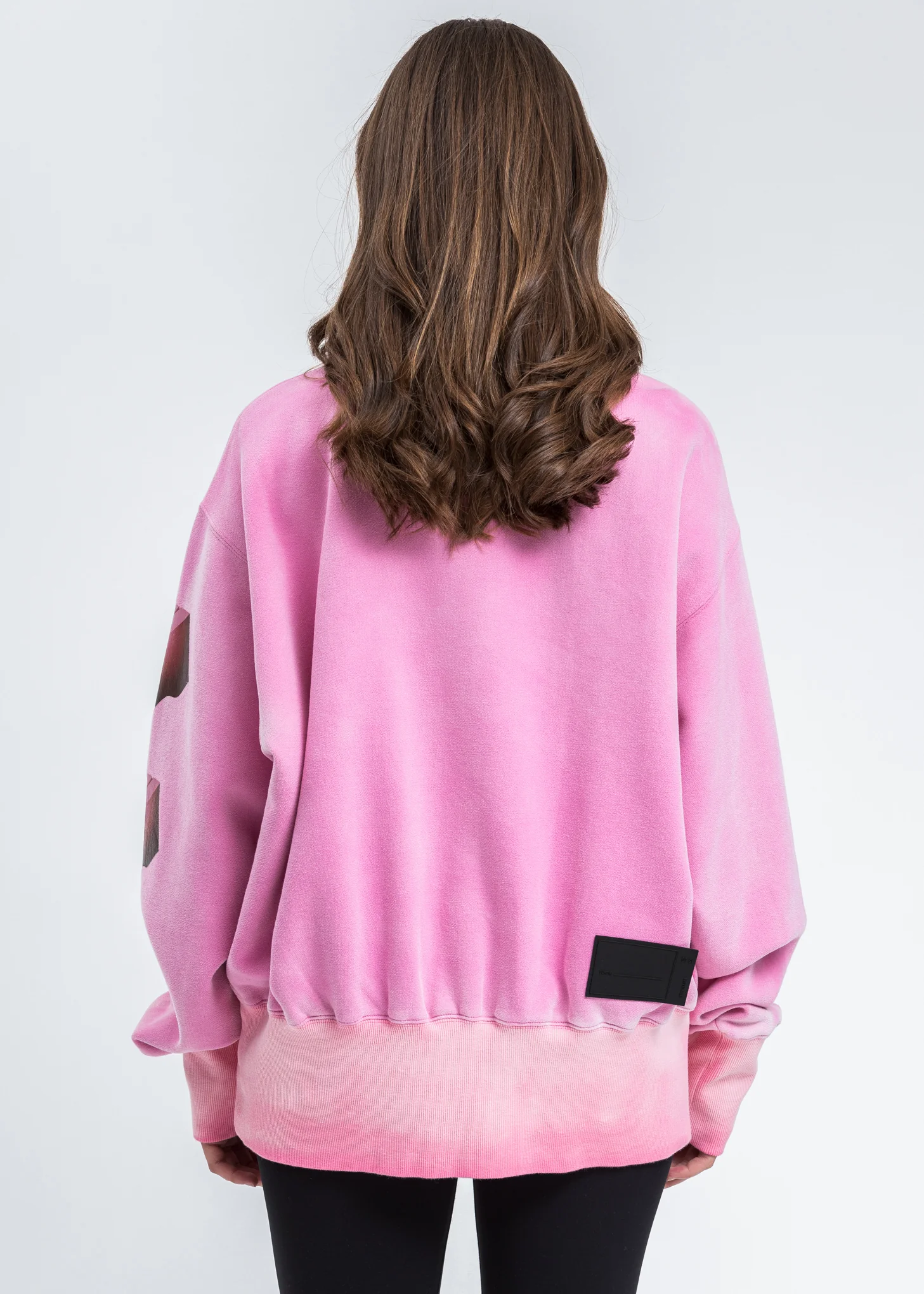 Pink Washed Logo Sweatshirt - Image 4