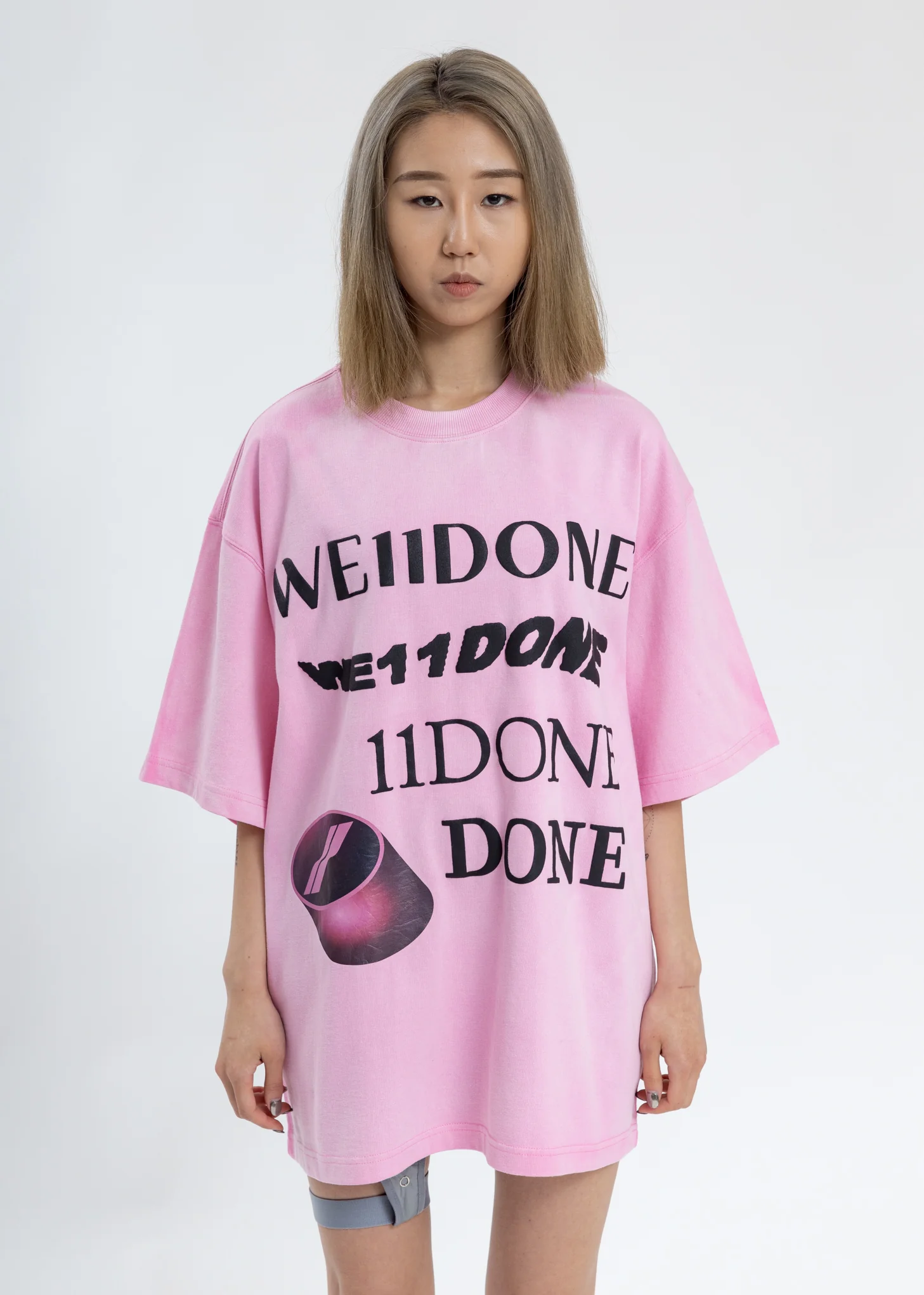 Pink Washed Logo T-Shirt