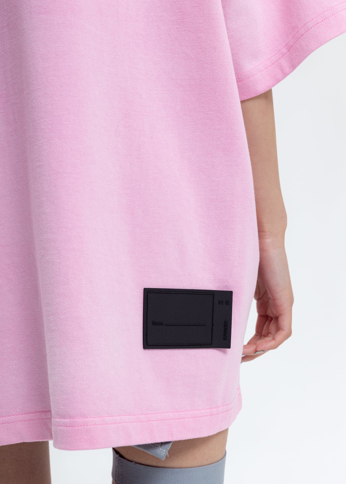 Pink Washed Logo T-Shirt - Image 6