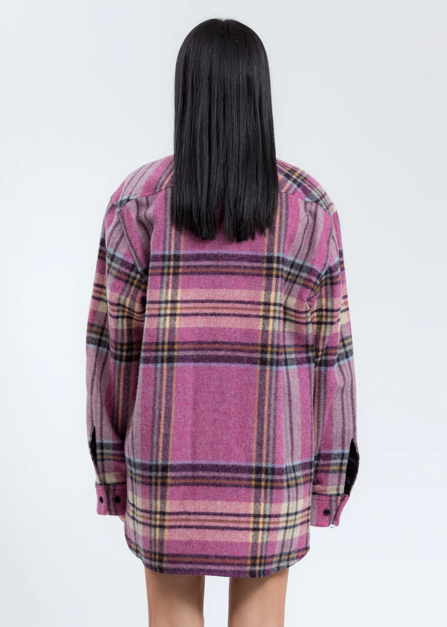Pink WD English Check Shirt - Image 4