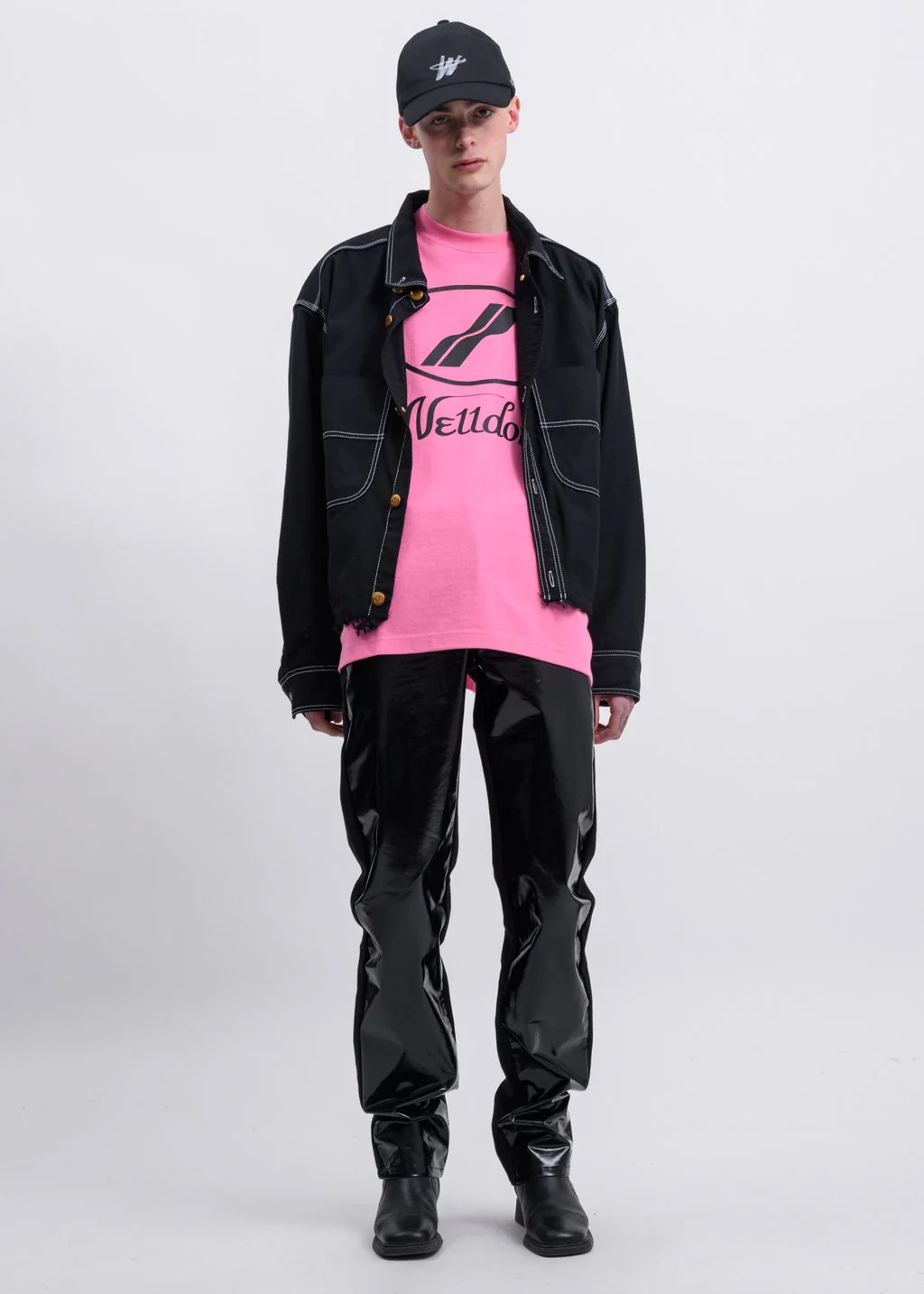 Pink WD Print Logo Long Sleeves - Image 5