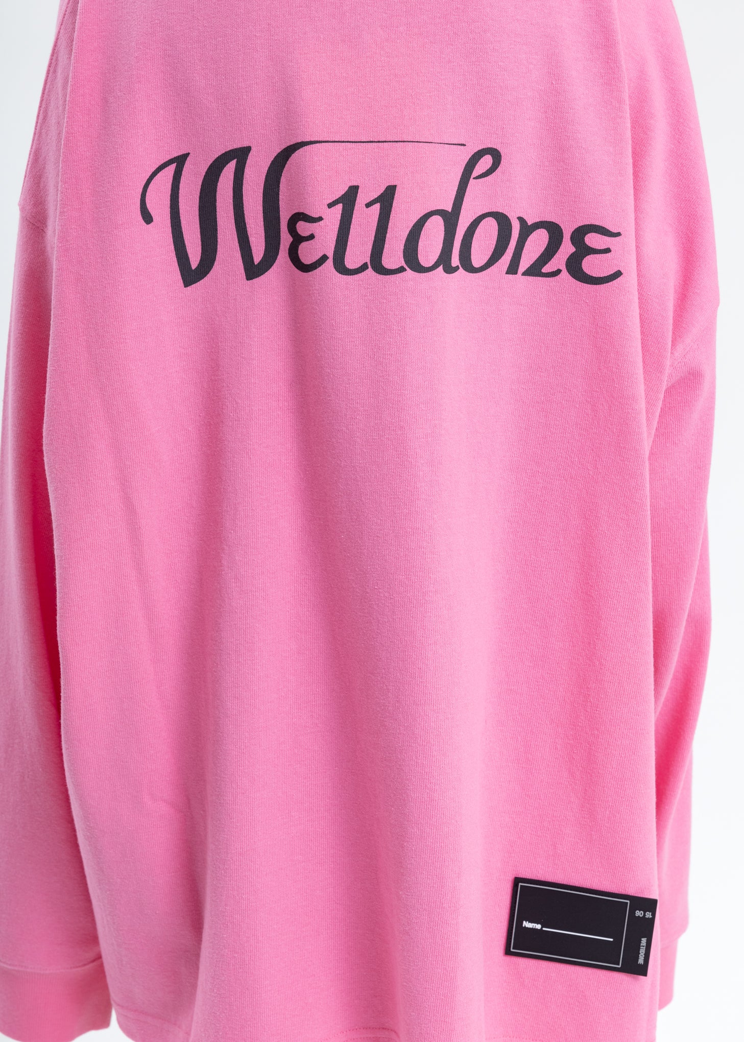 Pink WD Print Logo Long Sleeves - Image 5