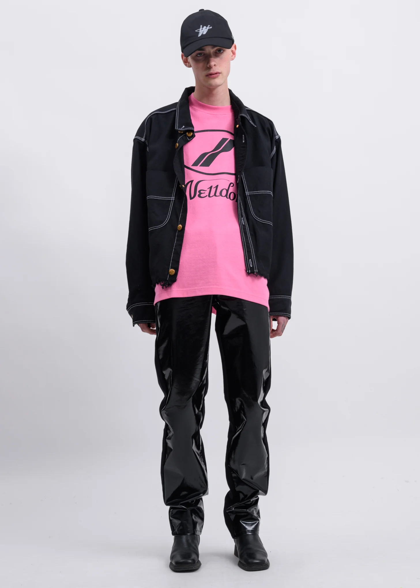 Pink WD Print Logo Long Sleeves - Image 5