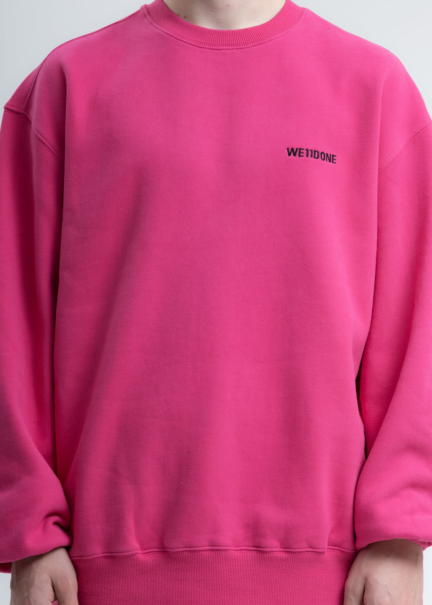 Pink WD Round Logo Sweatshirt - Image 2