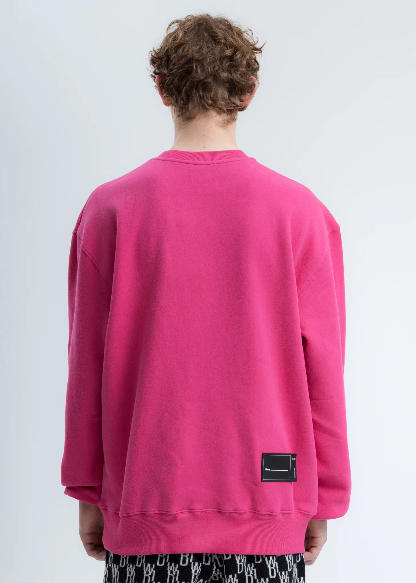 Pink WD Round Logo Sweatshirt - Image 4