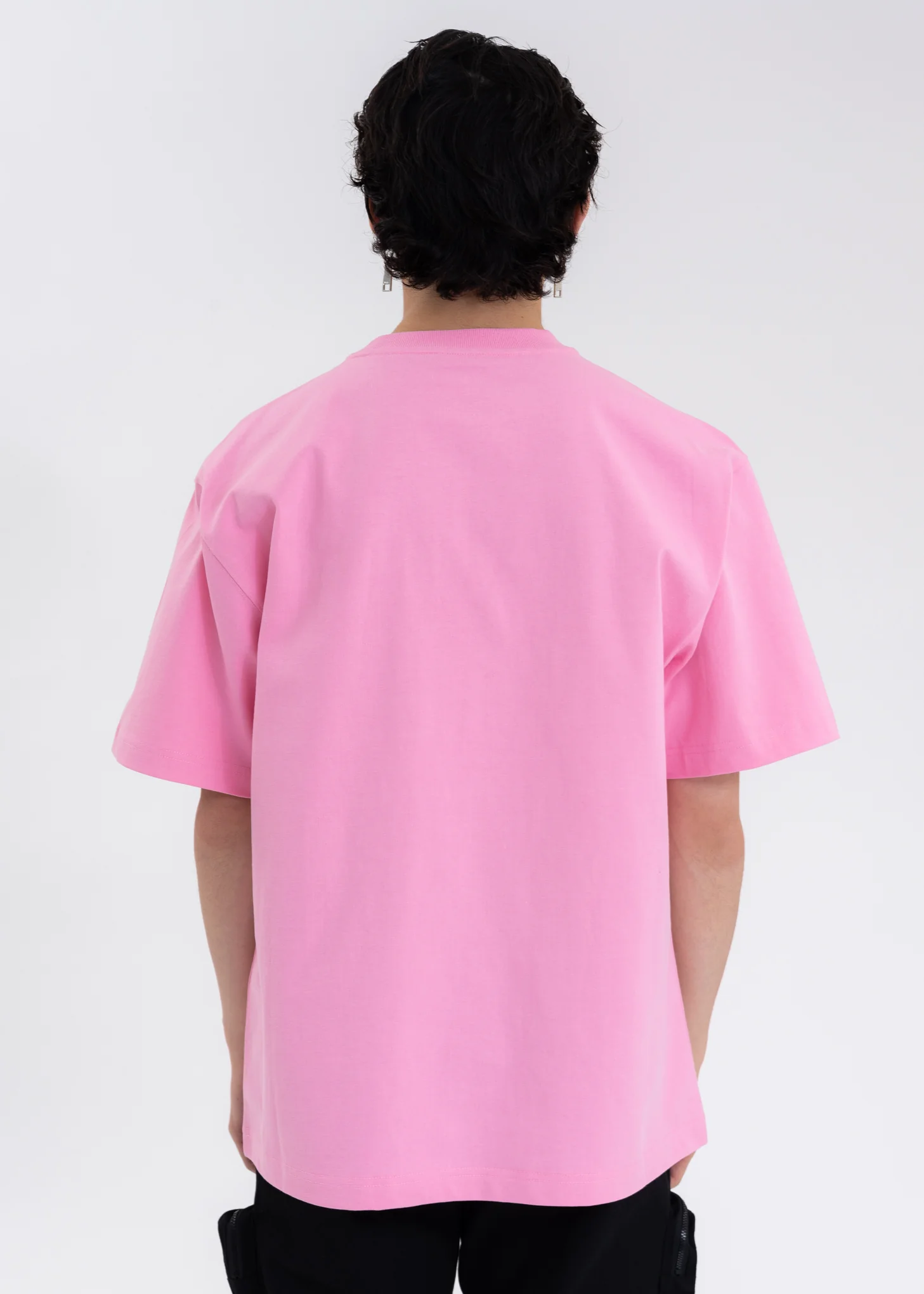 PINK WE11DONE LOGO T-SHIRT - Image 3
