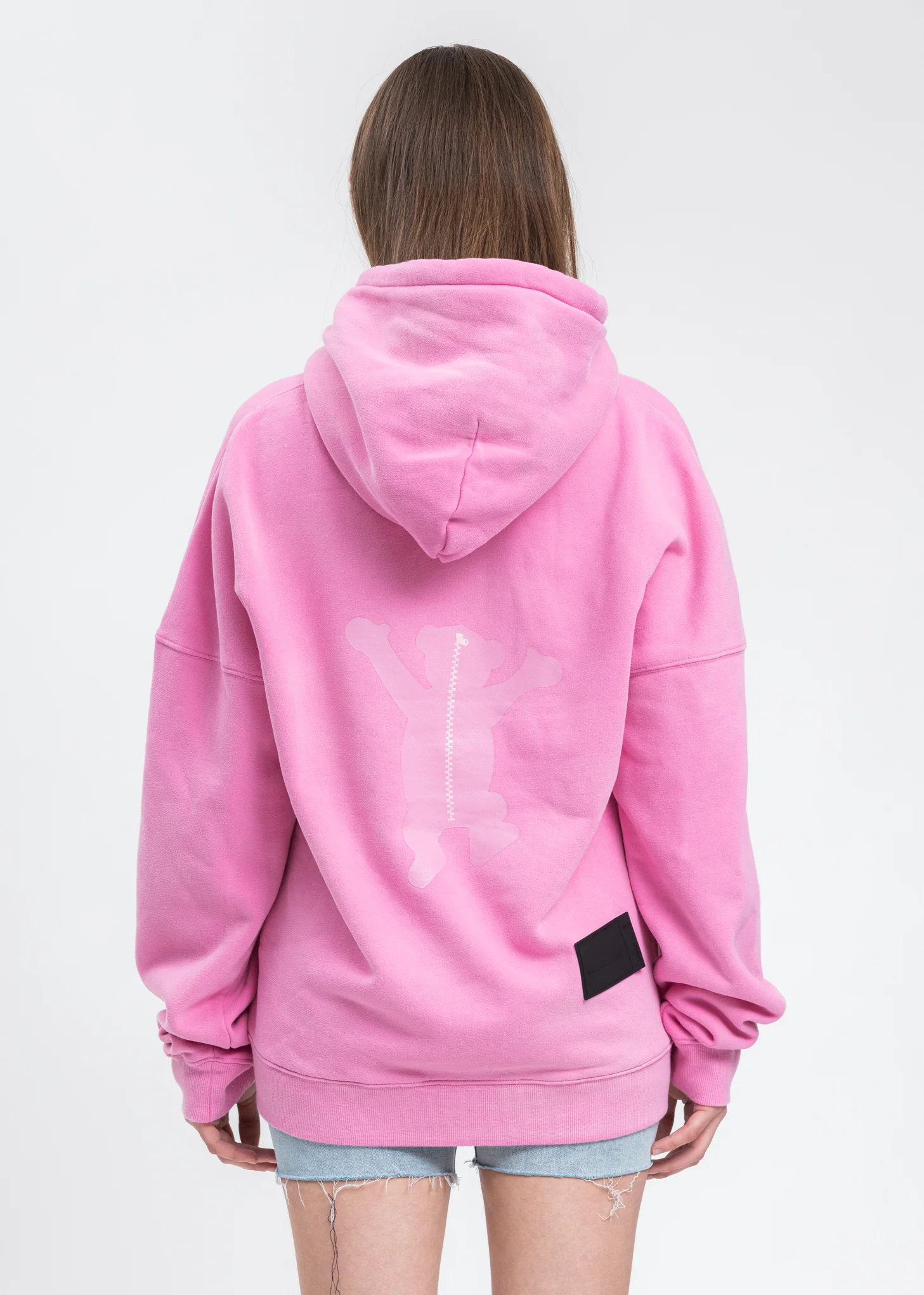 Pink We11done Teddy Hoodie - Image 2