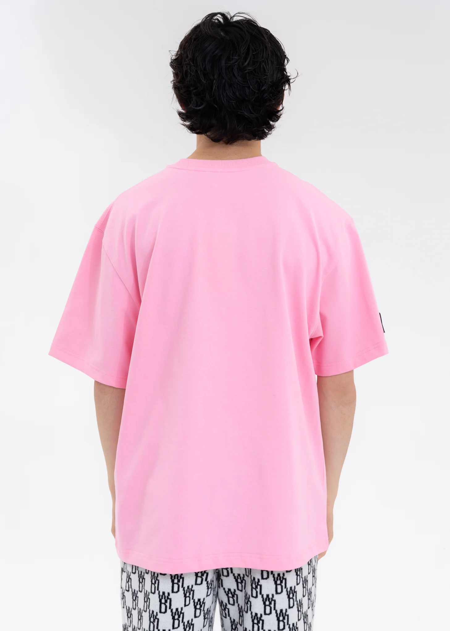 PINK WE11DONE WD LOGO T-SHIRT - Image 4