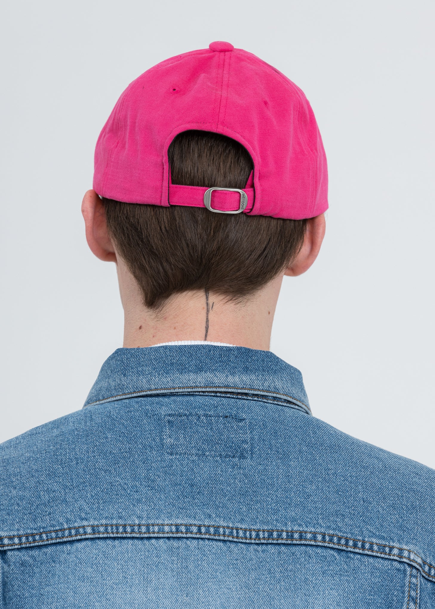 Pink WE11DONE Logo Cap - Image 3