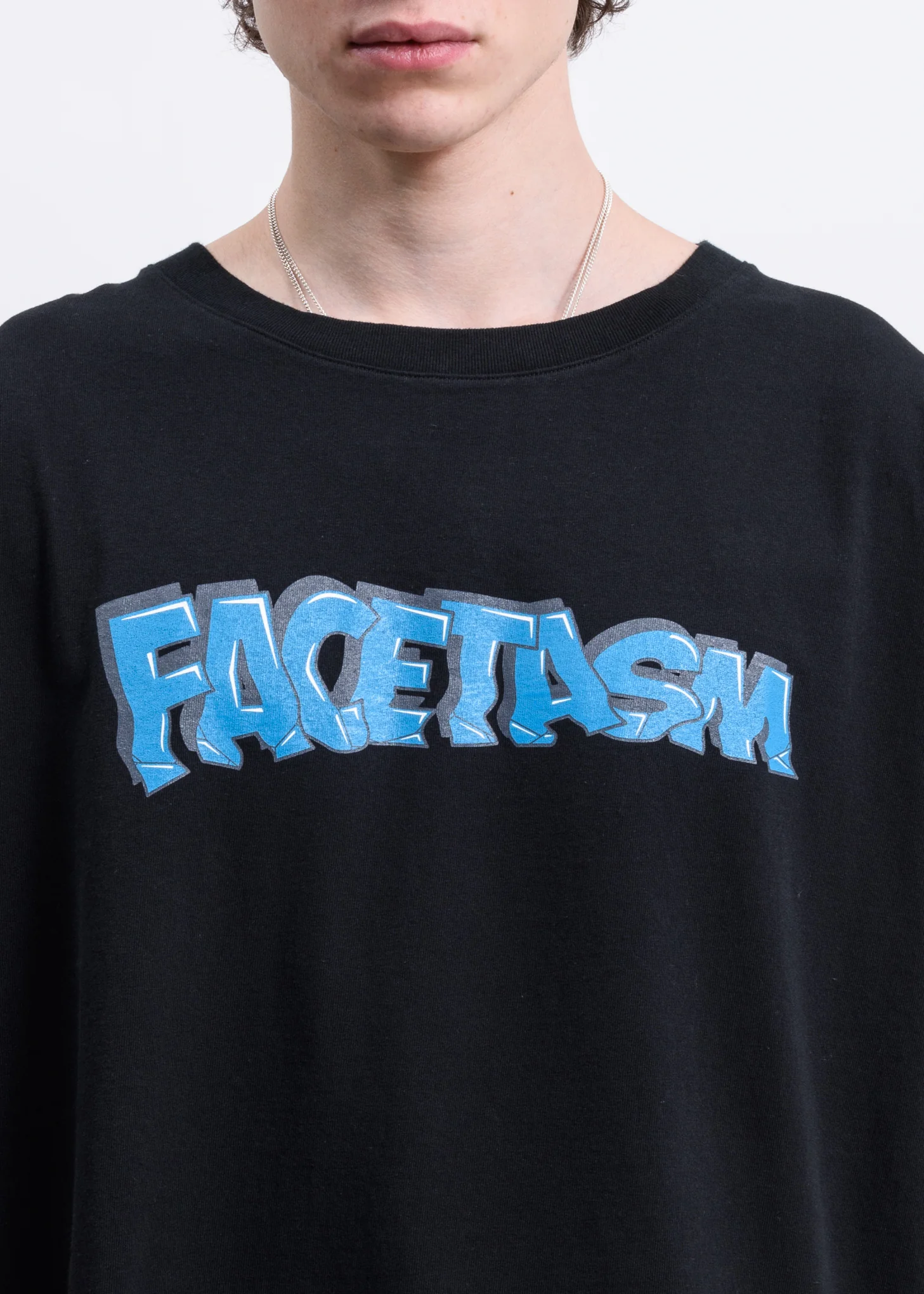 Black Graffiti Logo T-shirt - Image 2