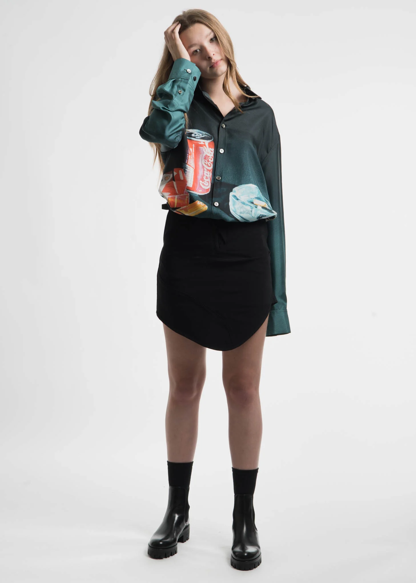 Portrait Silk Blair Shirt - Image 4