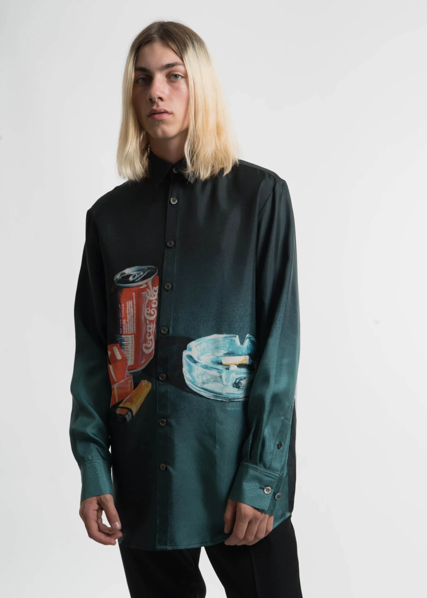 Portrait Silk Blair Shirt - Image 3