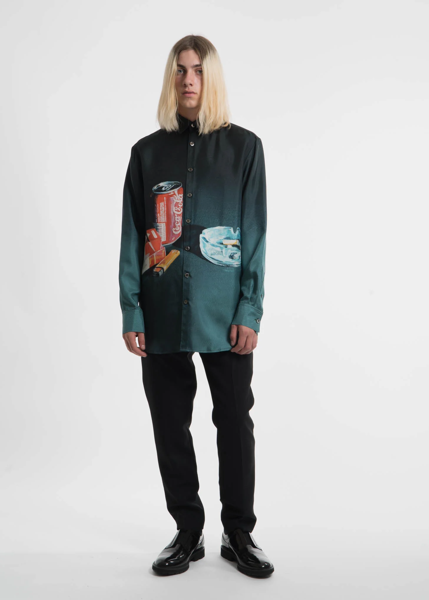 Portrait Silk Blair Shirt - Image 8