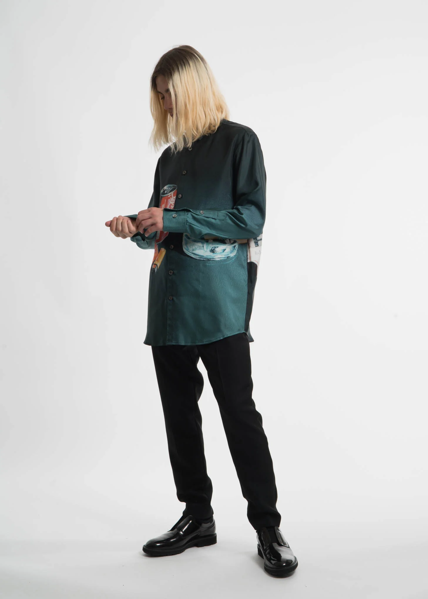 Portrait Silk Blair Shirt - Image 9
