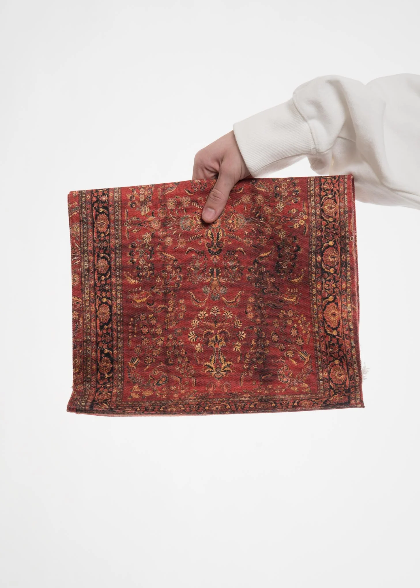 Red Printed Clutch Bag - Image 3