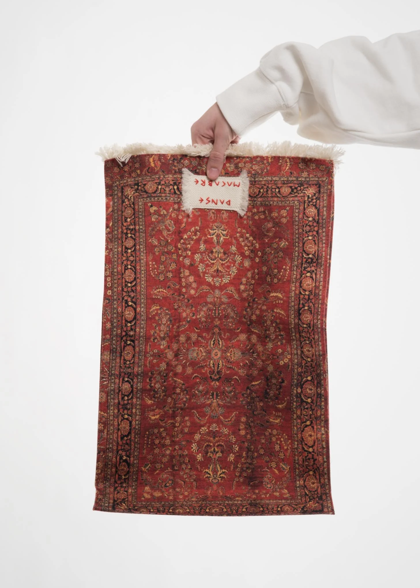 Red Printed Clutch Bag - Image 4