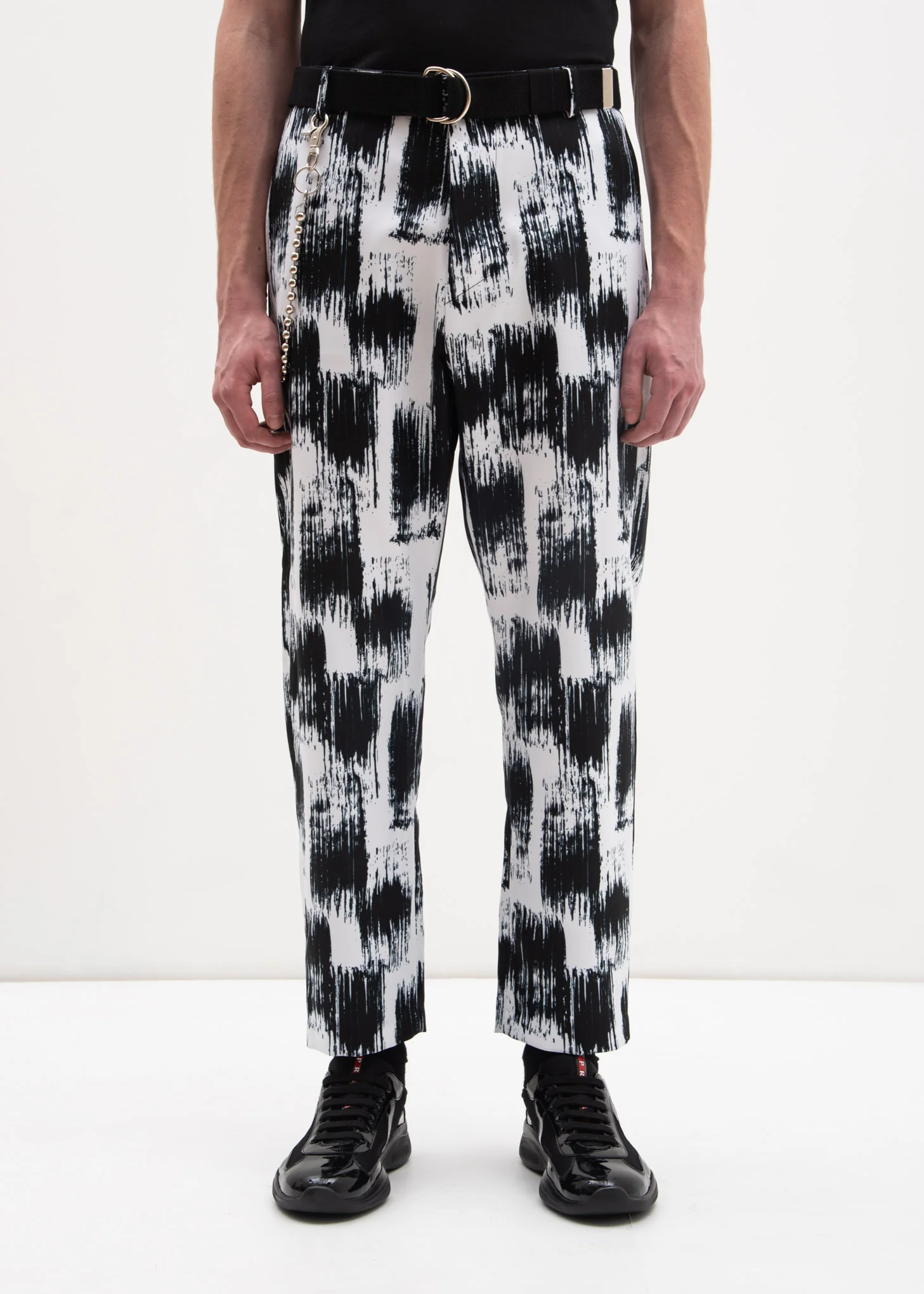 Printed Trouser w/ Chain