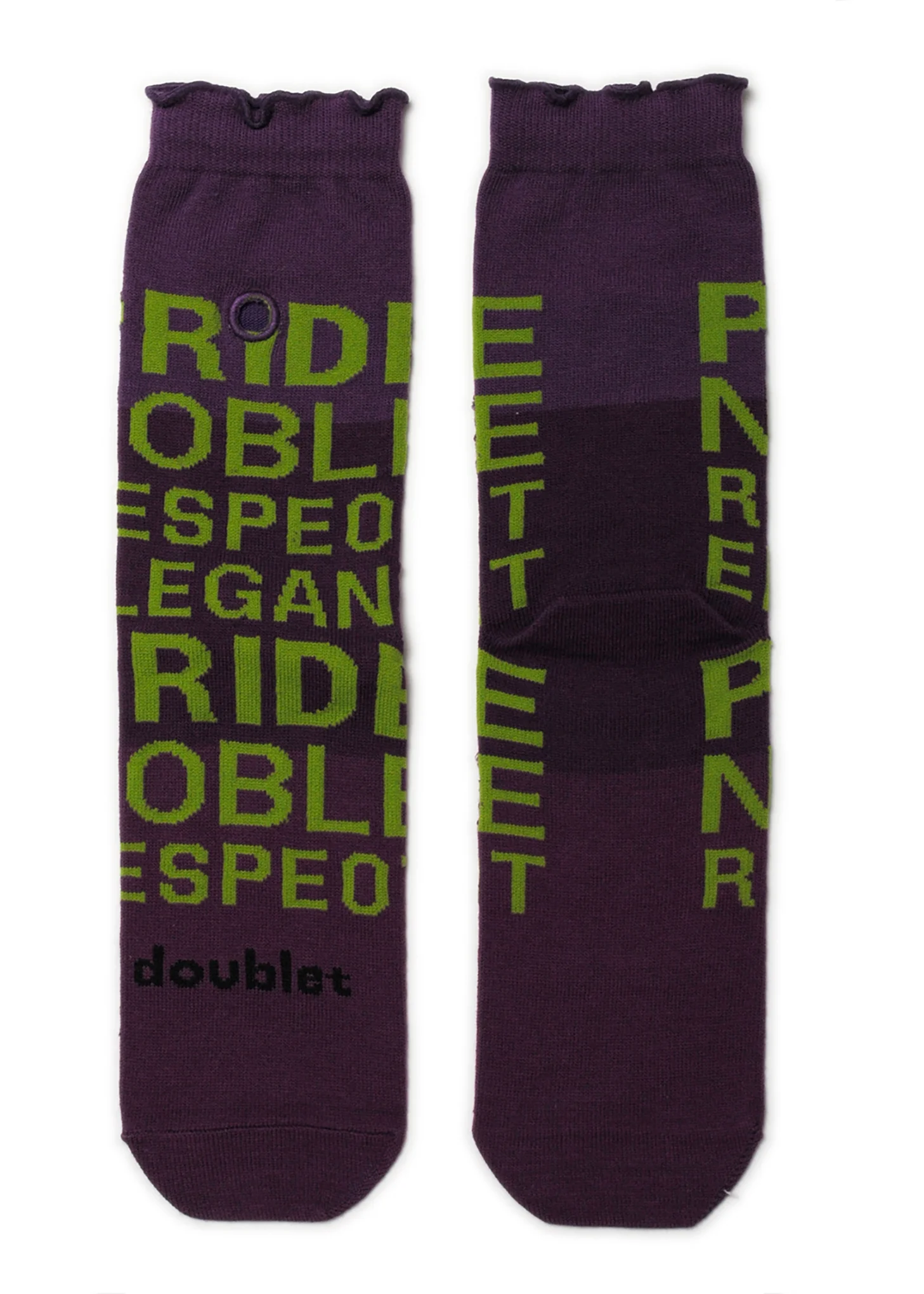 Purple A ROSE Socks - Image 2