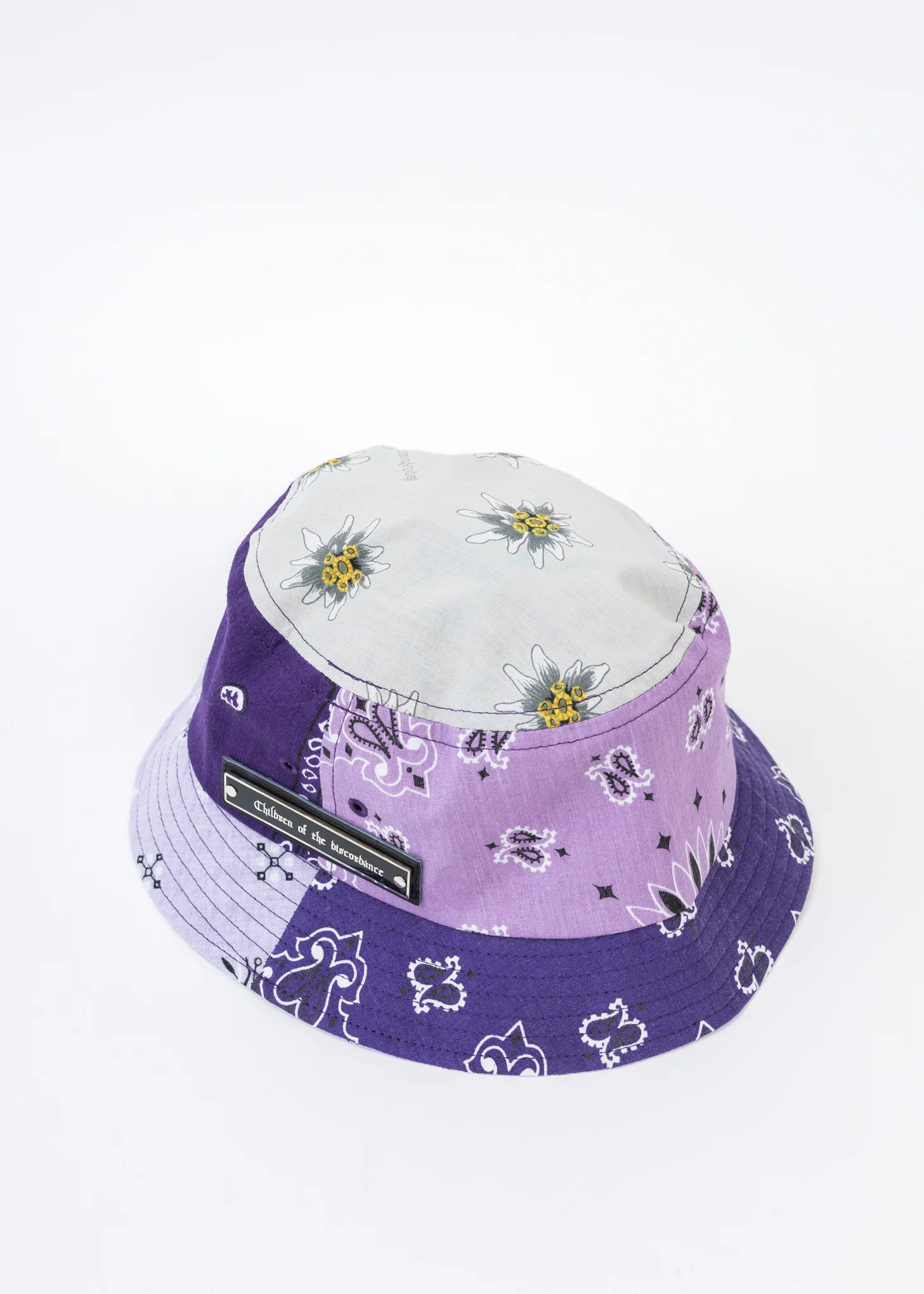 Purple BANDANA BUCKET HAT
