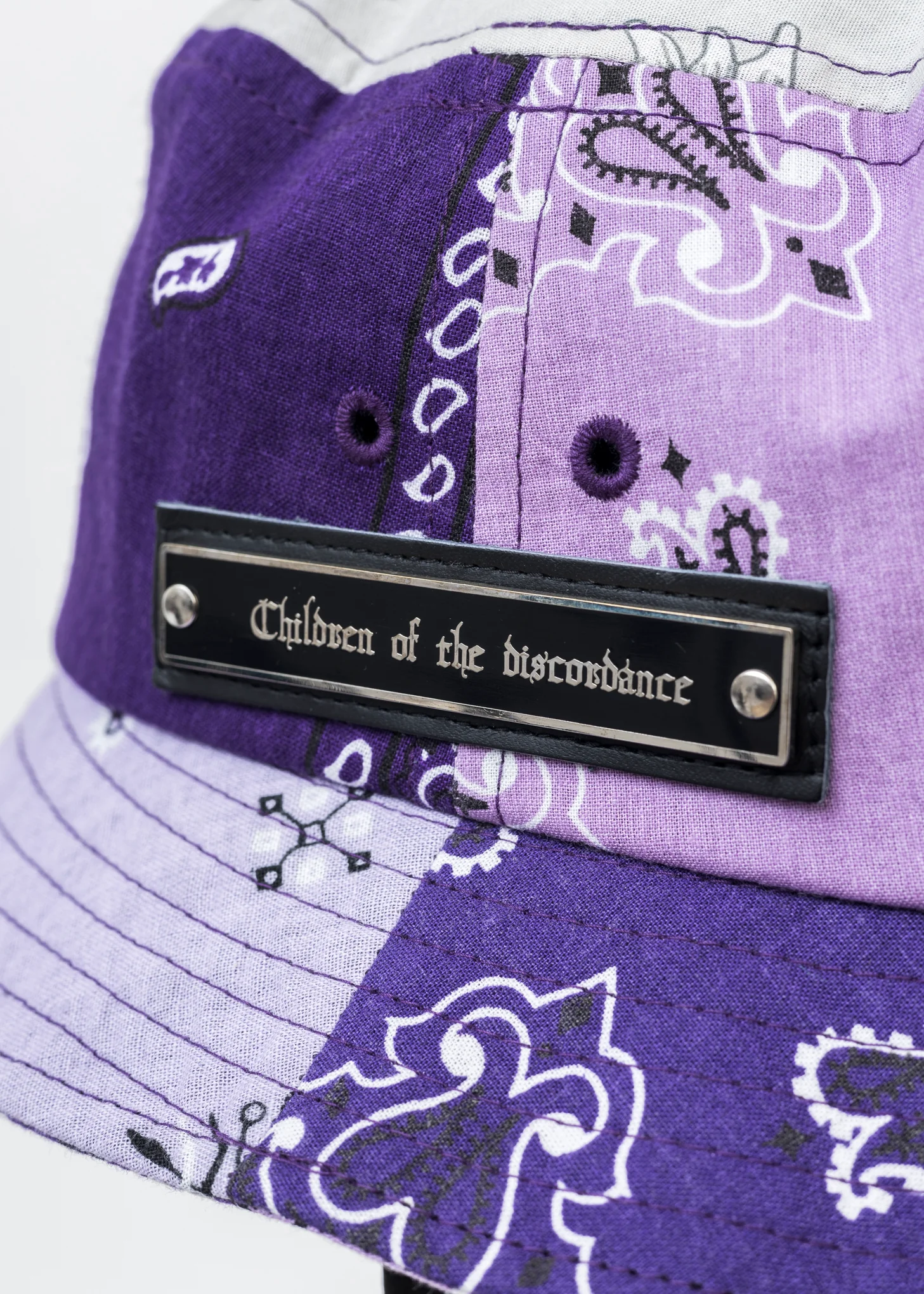 Purple BANDANA BUCKET HAT - Image 5