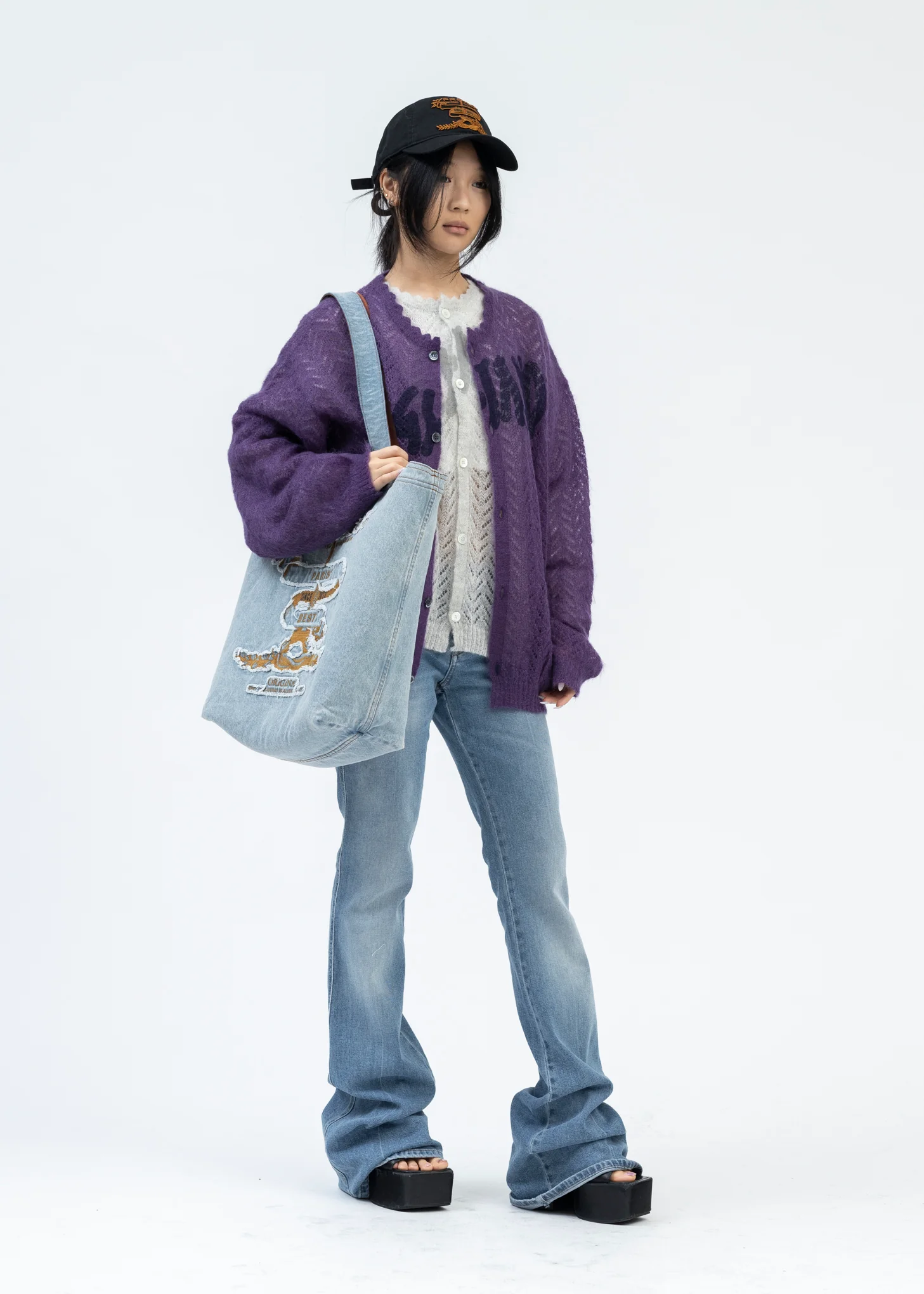 PURPLE BIMBO CARDIGAN - Image 5