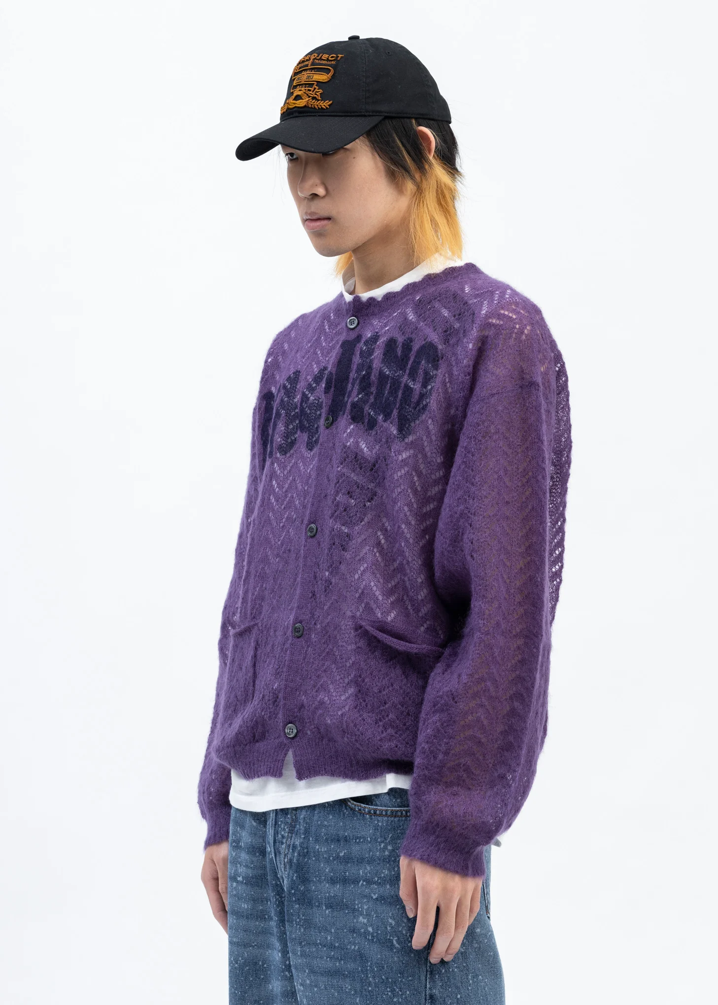 PURPLE BIMBO CARDIGAN - Image 2