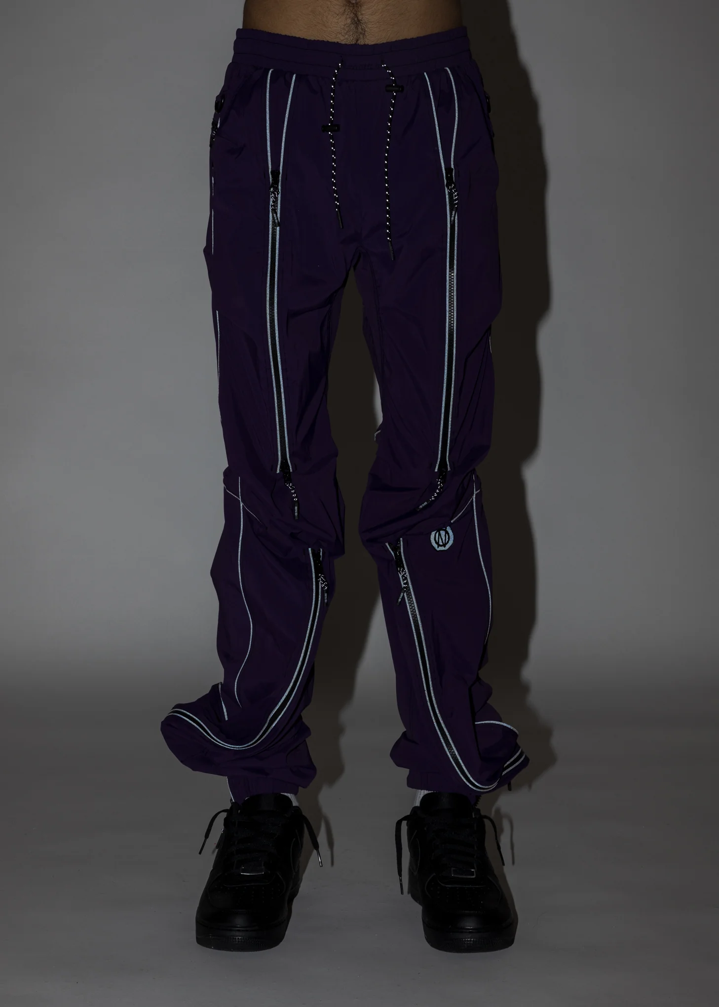 Purple BONDAGE ATT1%TUDE Line Pants - Image 3
