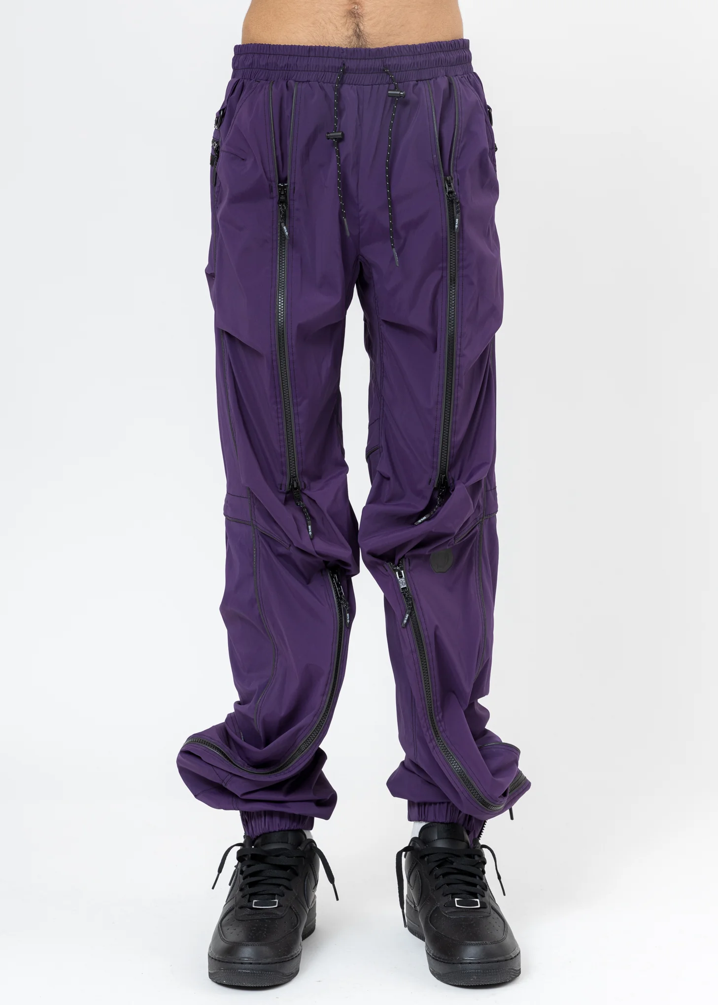 Purple BONDAGE ATT1%TUDE Line Pants - Image 5