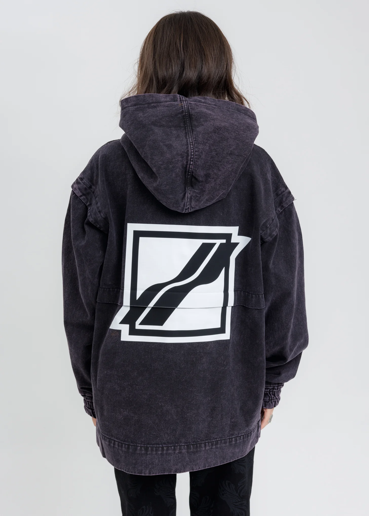 Purple Hoodie Anorak - Image 4
