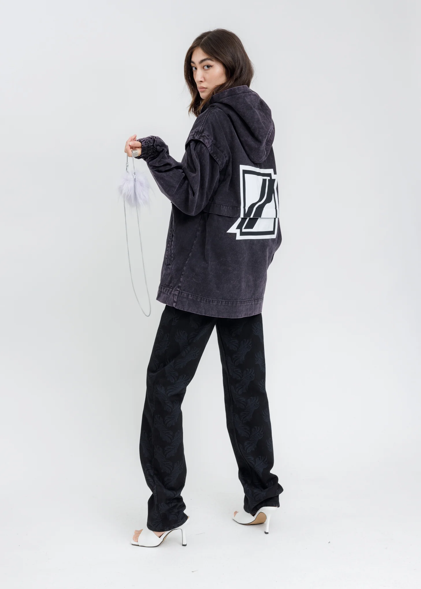 Purple Hoodie Anorak - Image 6
